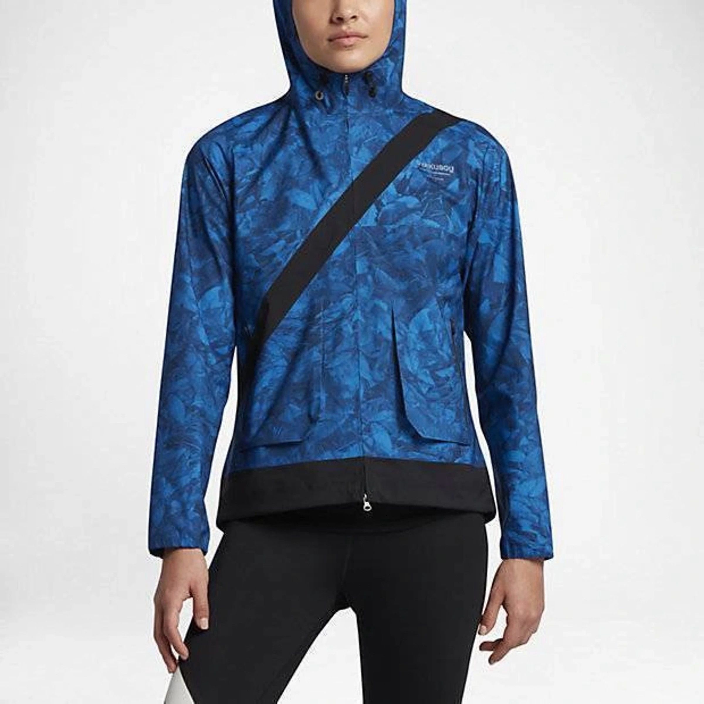 Gyakusou × Nike × Undercover Nikelab x Undercover Gyakusou Running Jacket Camo Leaf Blue Size XS / US 0-2 / IT 36-38 - 1 Thumbnail