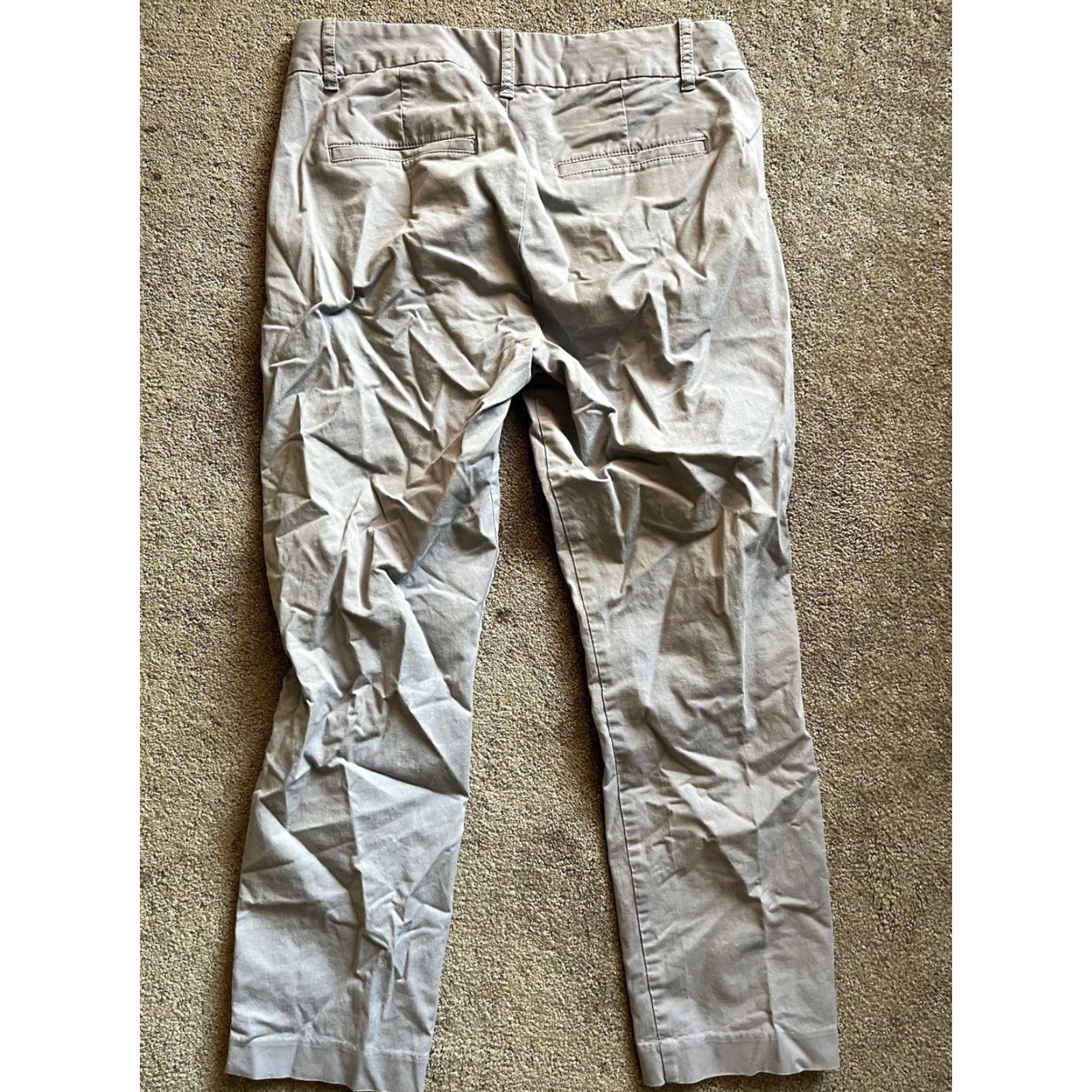 J.Crew J. Crew Factory Women Pants Sz 6P Gray Stretch Straight Leg Size 28" / US 6 / IT 42 - 3 Thumbnail