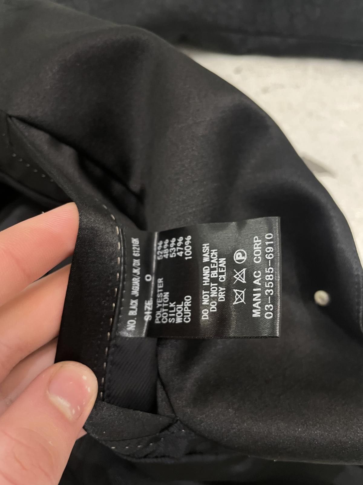 Other IfSixWasNine asymmetrical skull suit Size 34R - 5 Thumbnail