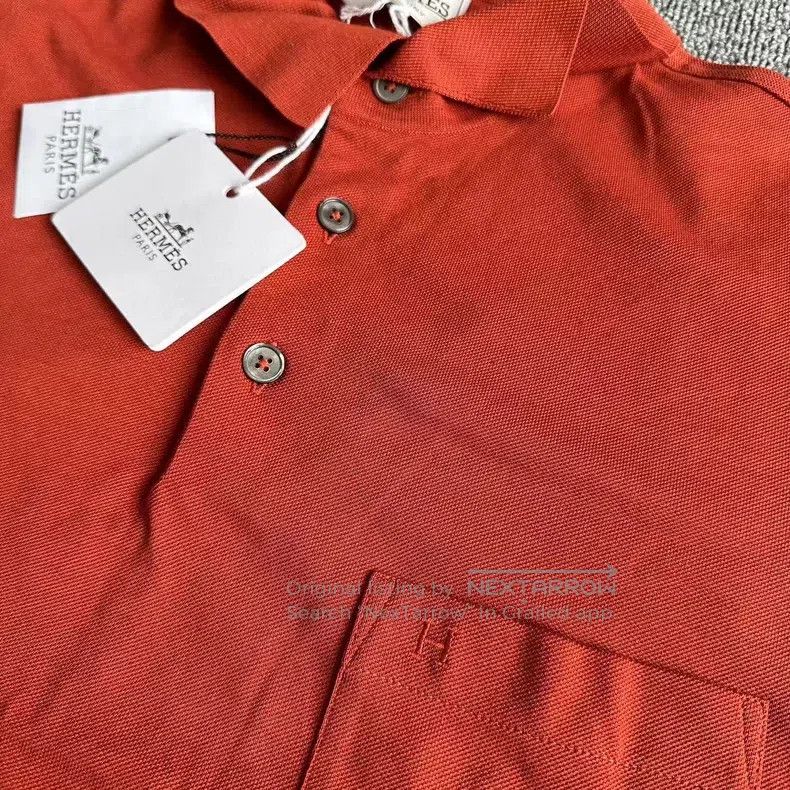 Hermes Hermes Men's polo shirt Size US L / EU 52-54 / 3 - 3 Thumbnail