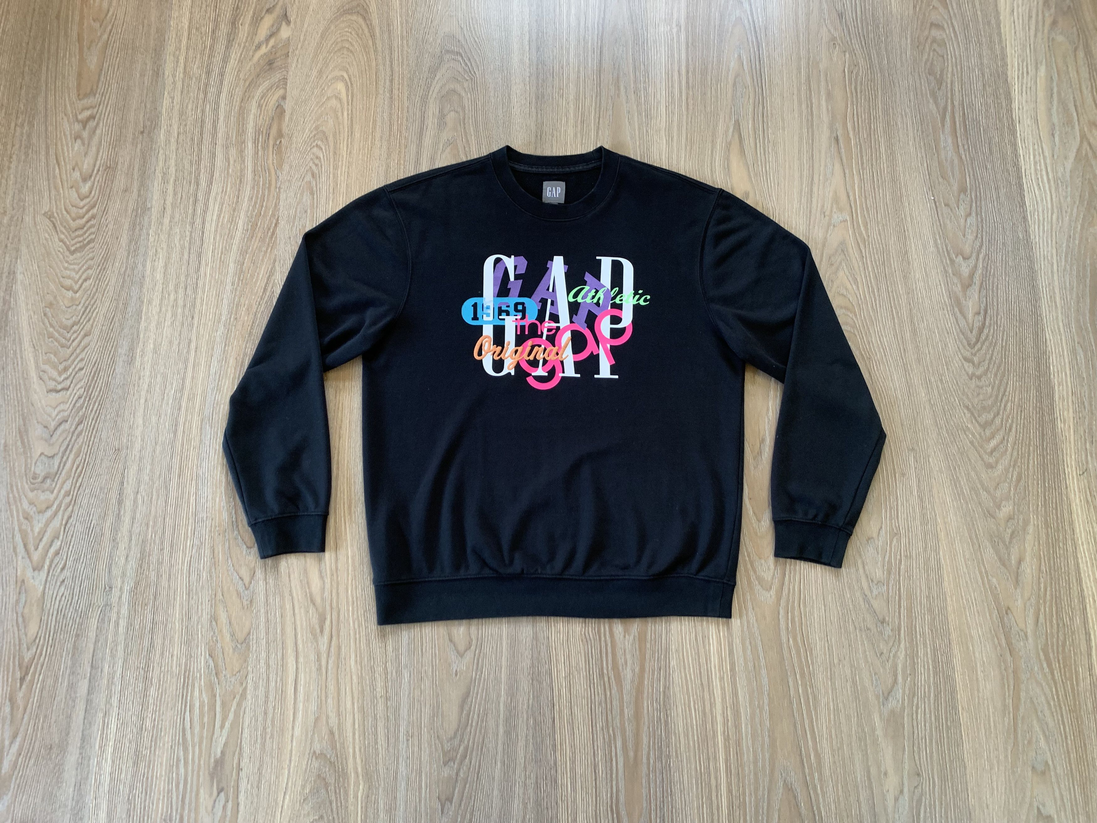 Gap Gap Black Printed Sweatshirt 2022 Size US M / EU 48-50 / 2 - 1 Thumbnail