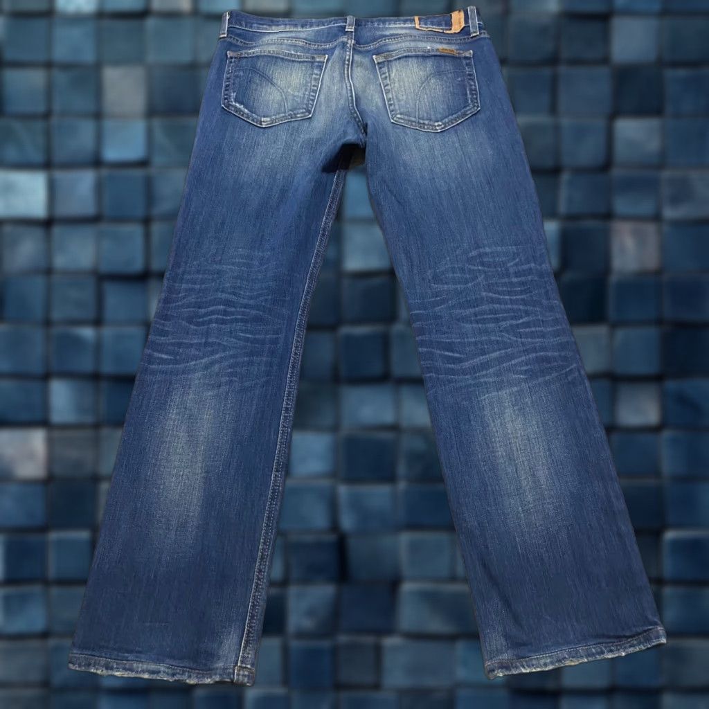 Vintage Joes Jeans Brixton Slim Straight Jeans Mens 30 Mid Rise Blue Denim Distressed Size US 30 / EU 46 - 1 Thumbnail