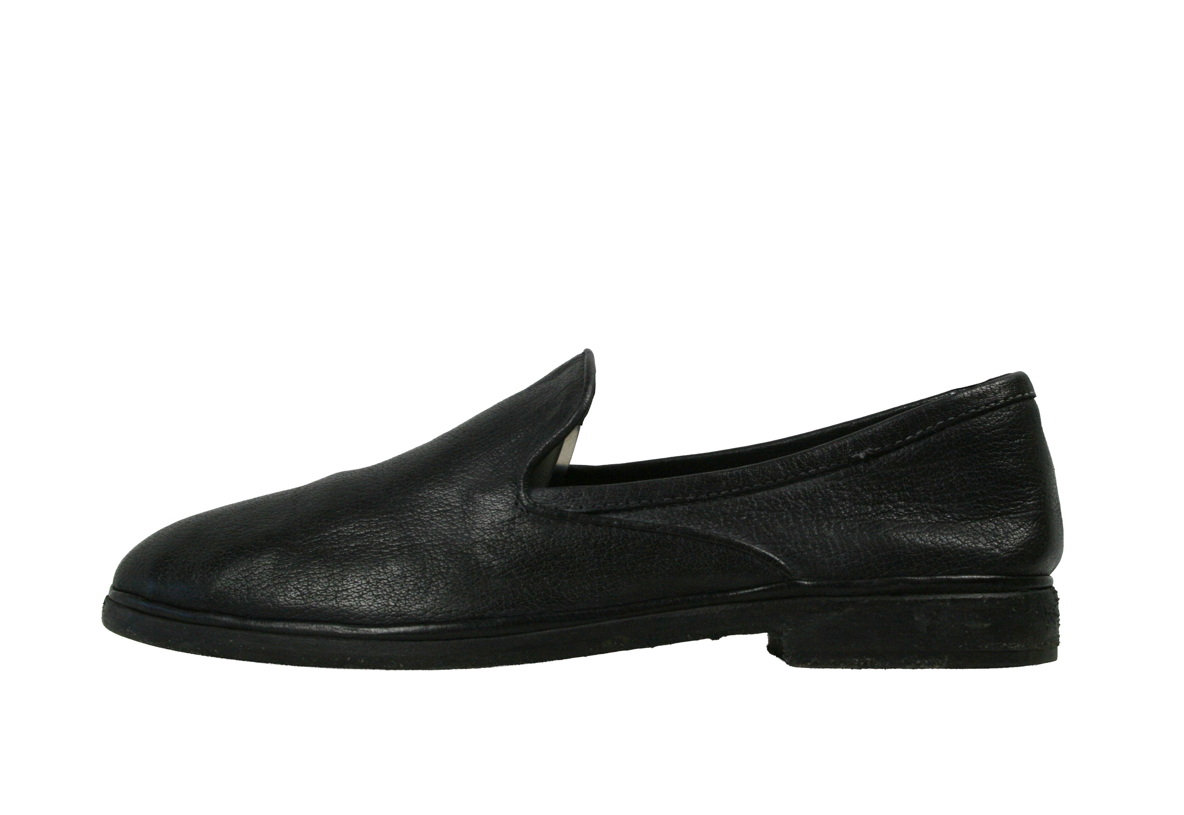 Elia Maurizi Avant Garde Leather Slip Ons Size US 7.5 / IT 37.5 - 1 Thumbnail