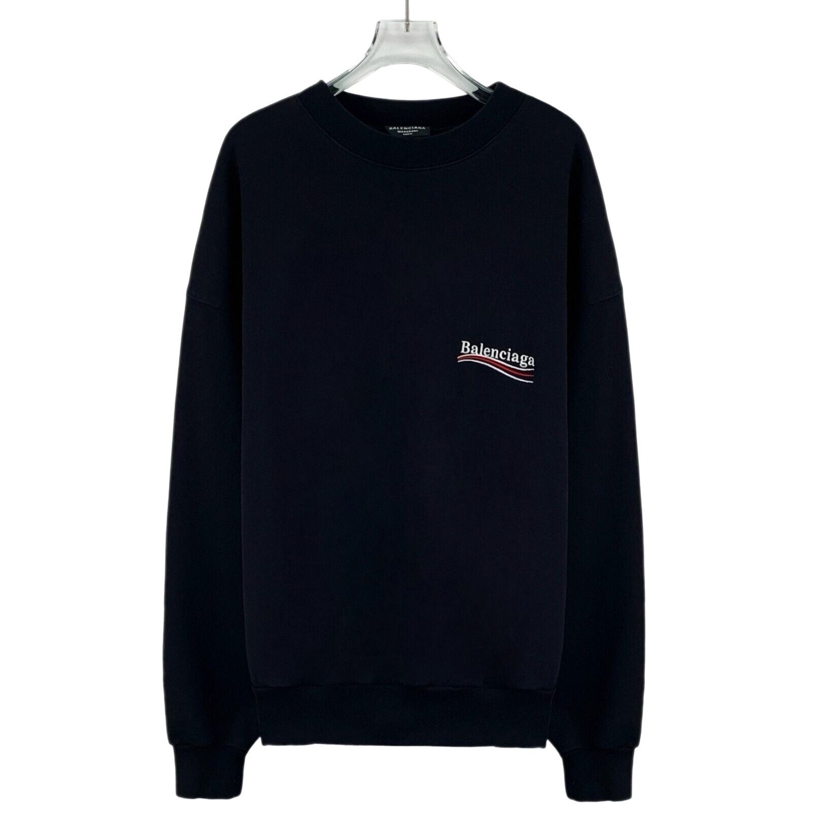 Balenciaga Balenciaga Political Campaign Logo Sweatshirt M Size US M / EU 48-50 / 2 - 1 Thumbnail