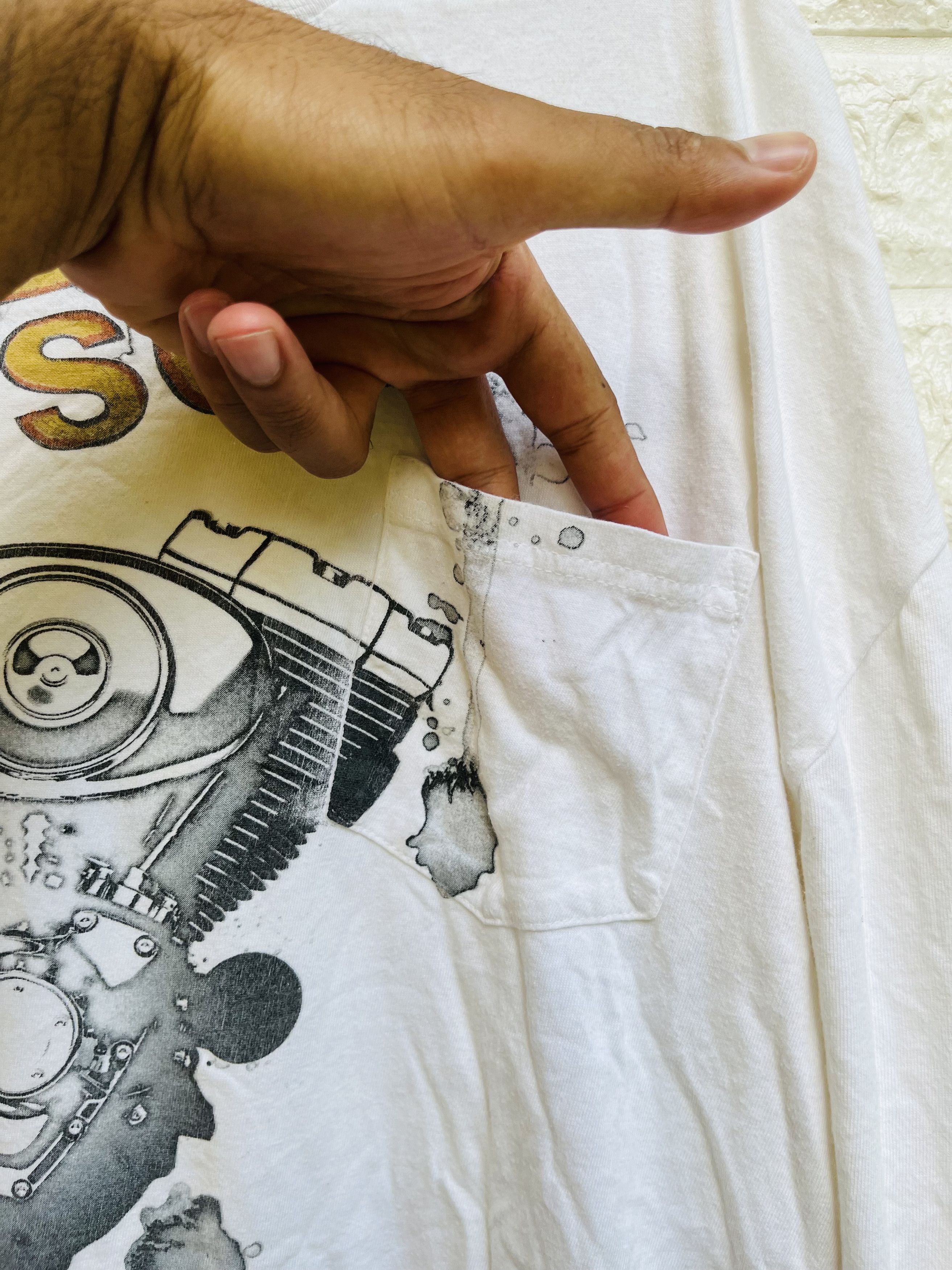 Harley Davidson × Vintage Vtg Harley Davidson Motorcycle Gasoline Alley Fashion Style Size US XXL / EU 58 / 5 - 9 Thumbnail