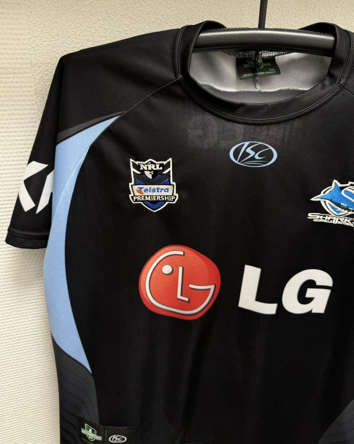 Vintage Cronulla Sharks Rugby league jersey 2008 NRL Centenary L Size US XXL / EU 58 / 5 - 3 Thumbnail