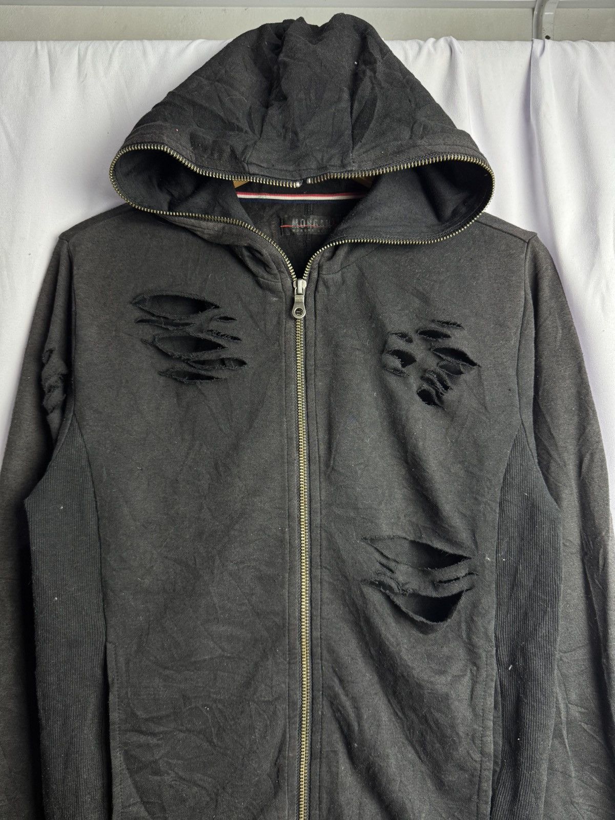 If Six Was Nine Japanese Distressed Faded Hoodie Full Zipper Morgan Homme Size US M / EU 48-50 / 2 - 4 Thumbnail
