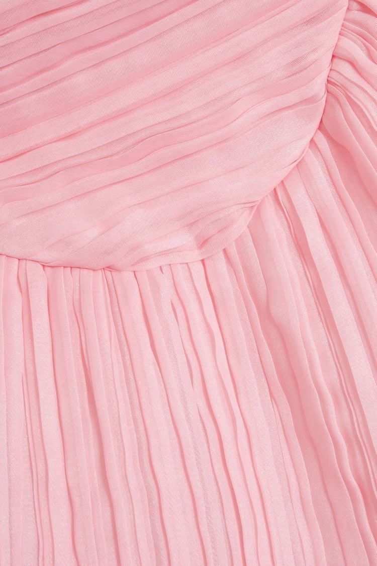 Aje AJE Laurier Wave plissé-organza mini skirt Baby pink UK 16 Size 34" / US 12 / IT 48 - 3 Thumbnail