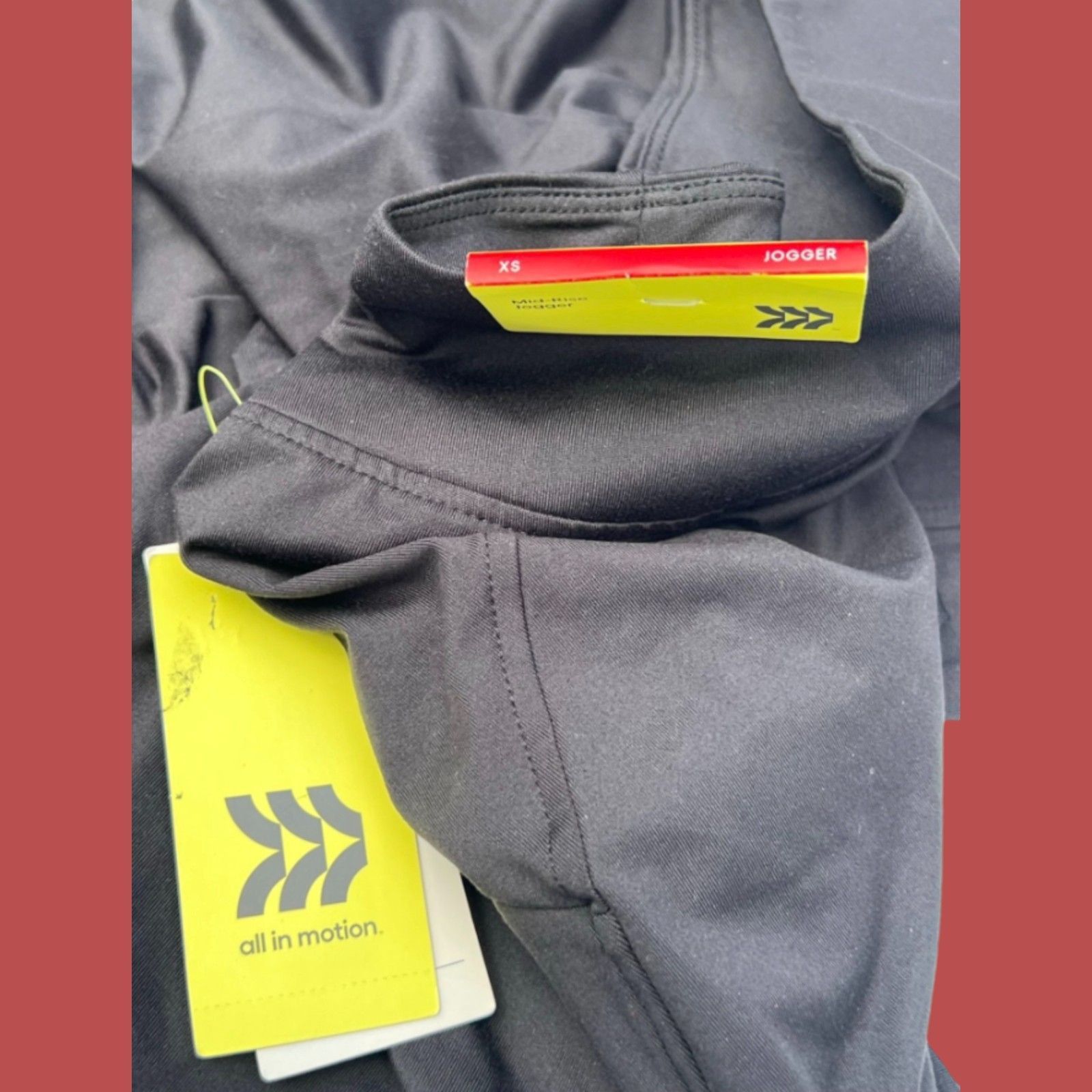 Other All In Motion - Women's Jogger Pants with Pockets - Black - Size 25" / US 0 / IT 36 - 10 Thumbnail