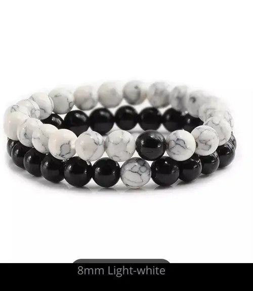 Other Bracelet Couples Natural Lava Stone Size ONE SIZE - 2 Thumbnail