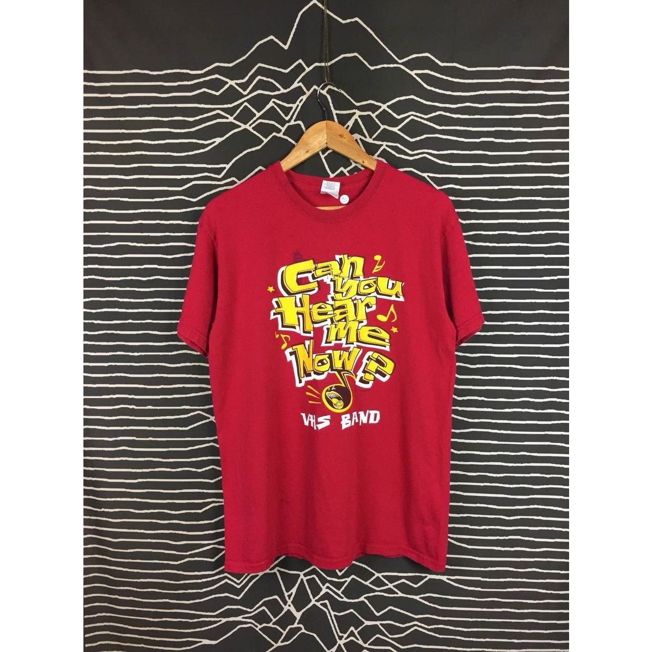 Gildan VHS Band Musical Explosion Can You Hear Me Now Tee Size US M / EU 48-50 / 2 - 2 Thumbnail