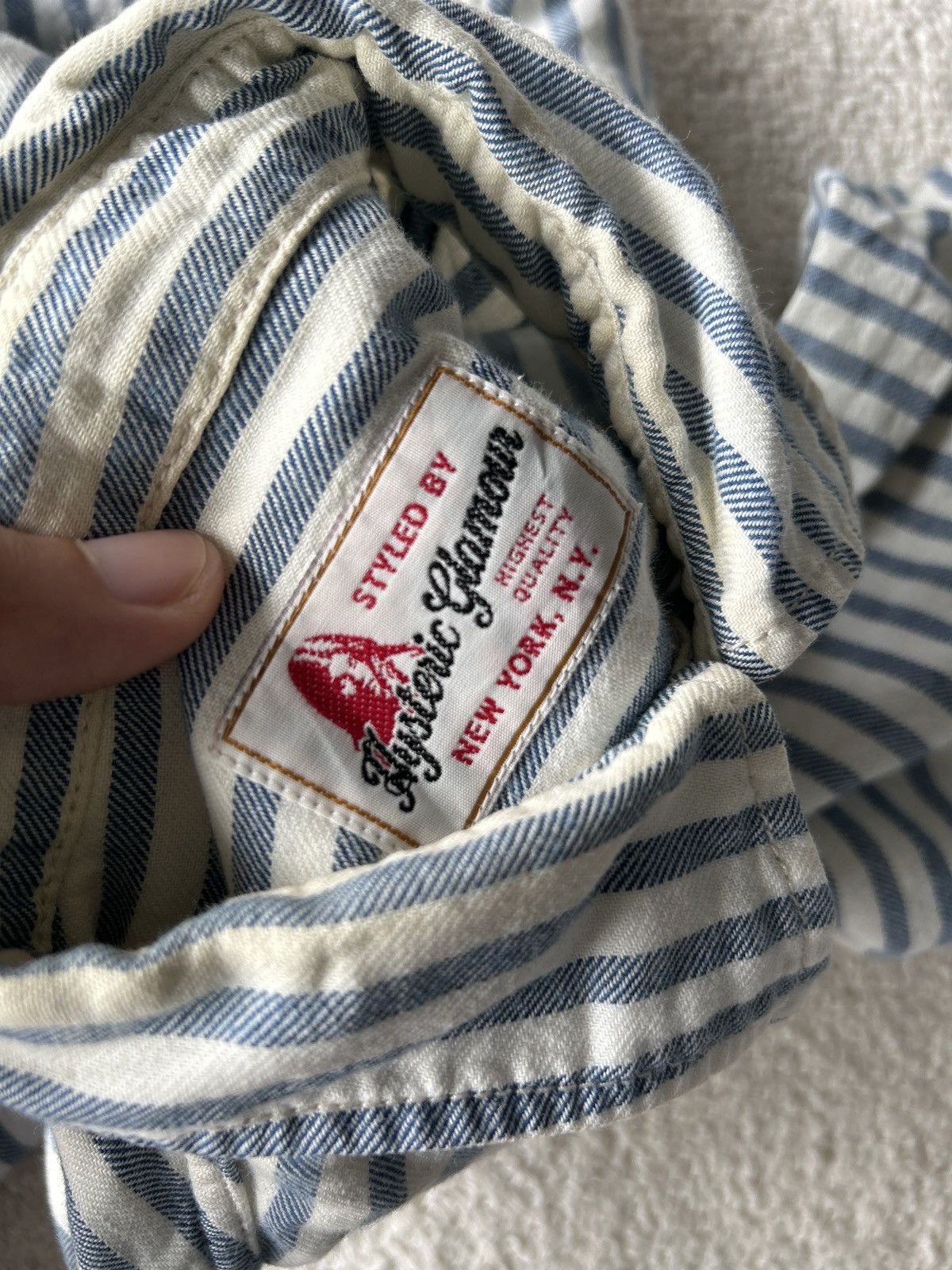 Hysteric Glamour × Japanese Brand × Vintage HYSTERIC GLAMOUR ALWAYS LOOKING AHEAD US MICH Buton up shirt Size US S / EU 44-46 / 1 - 9 Thumbnail
