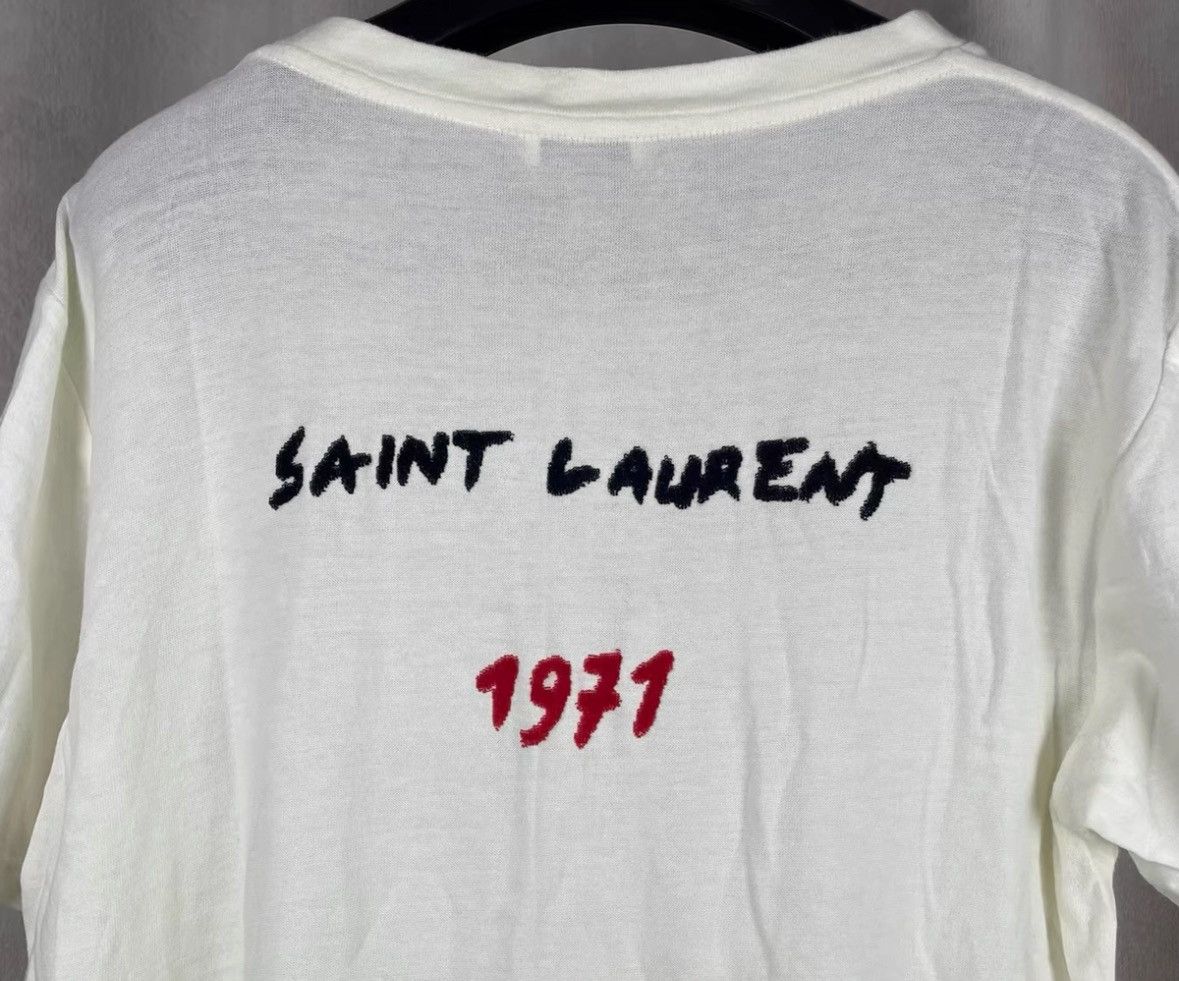 Saint Laurent Paris Saint Laurent Paris “1971” T-Shirt Size US XS / EU 42 / 0 - 3 Thumbnail