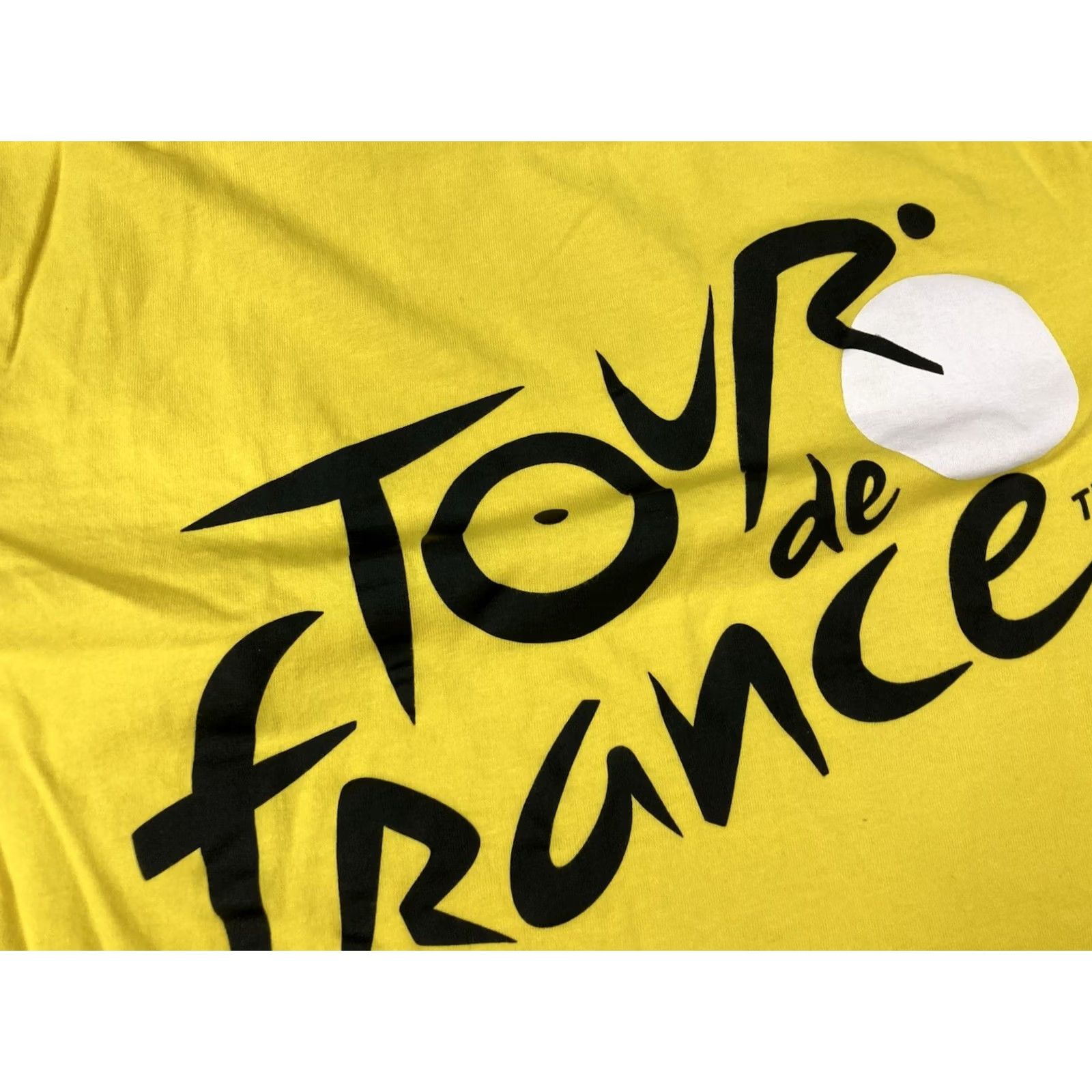 Vintage VINTAGE Le Tour de France T-shirt Women Small Yellow Short Sleeve Size S / US 4 / IT 40 - 2 Thumbnail