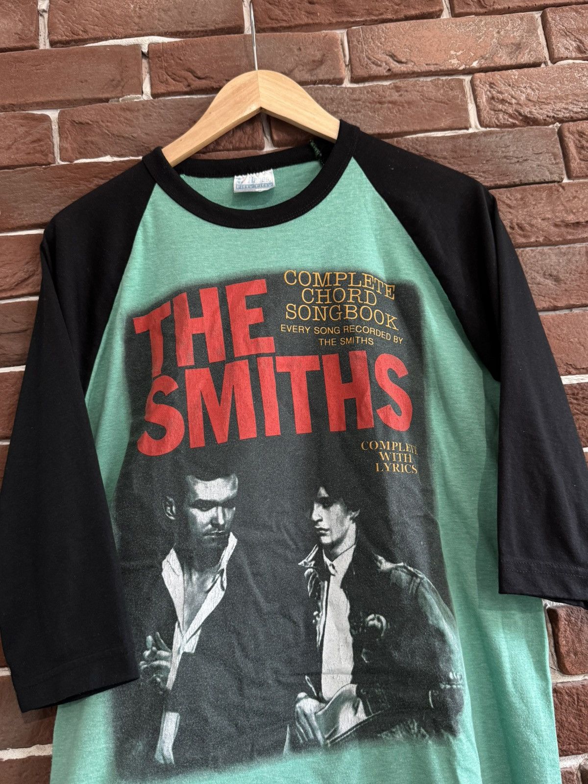 Band Tees Vintage 80s The Smiths Rock Band Raglan Tee Rare Archive M Size US M / EU 48-50 / 2 - 3 Thumbnail