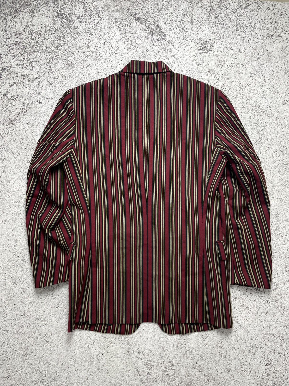 Marithe + Francois Girbaud Vintage Marithe Francois Girbaud pin-stripe blazer Size US L / EU 52-54 / 3 - 5 Thumbnail