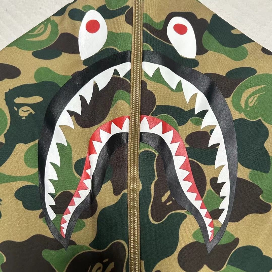 Adidas × Bape BAPE x ADIDAS SB SHARK FULL ZIP HOODIE Size US XL / EU 56 / 4 - 6 Thumbnail