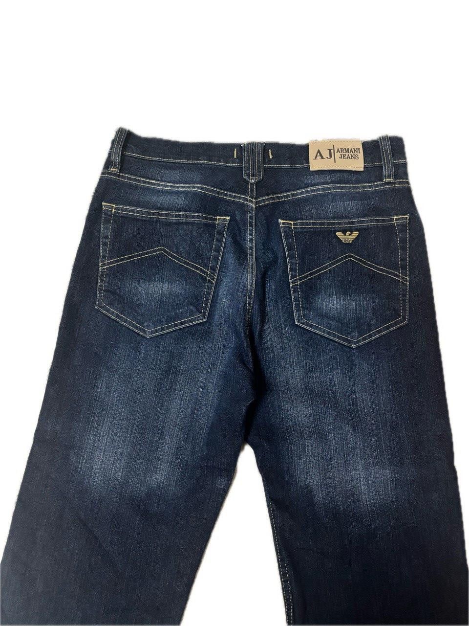 Armani Armani Jeans – Dark Wash Straight Fit Denim Size US 33 - 1 Thumbnail