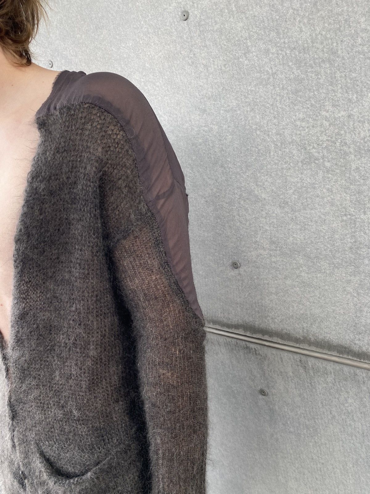 Ilaria Nistri Ilaria Nistri Mohair Avant-Garde Cardigan Size US S / EU 44-46 / 1 - 3 Thumbnail