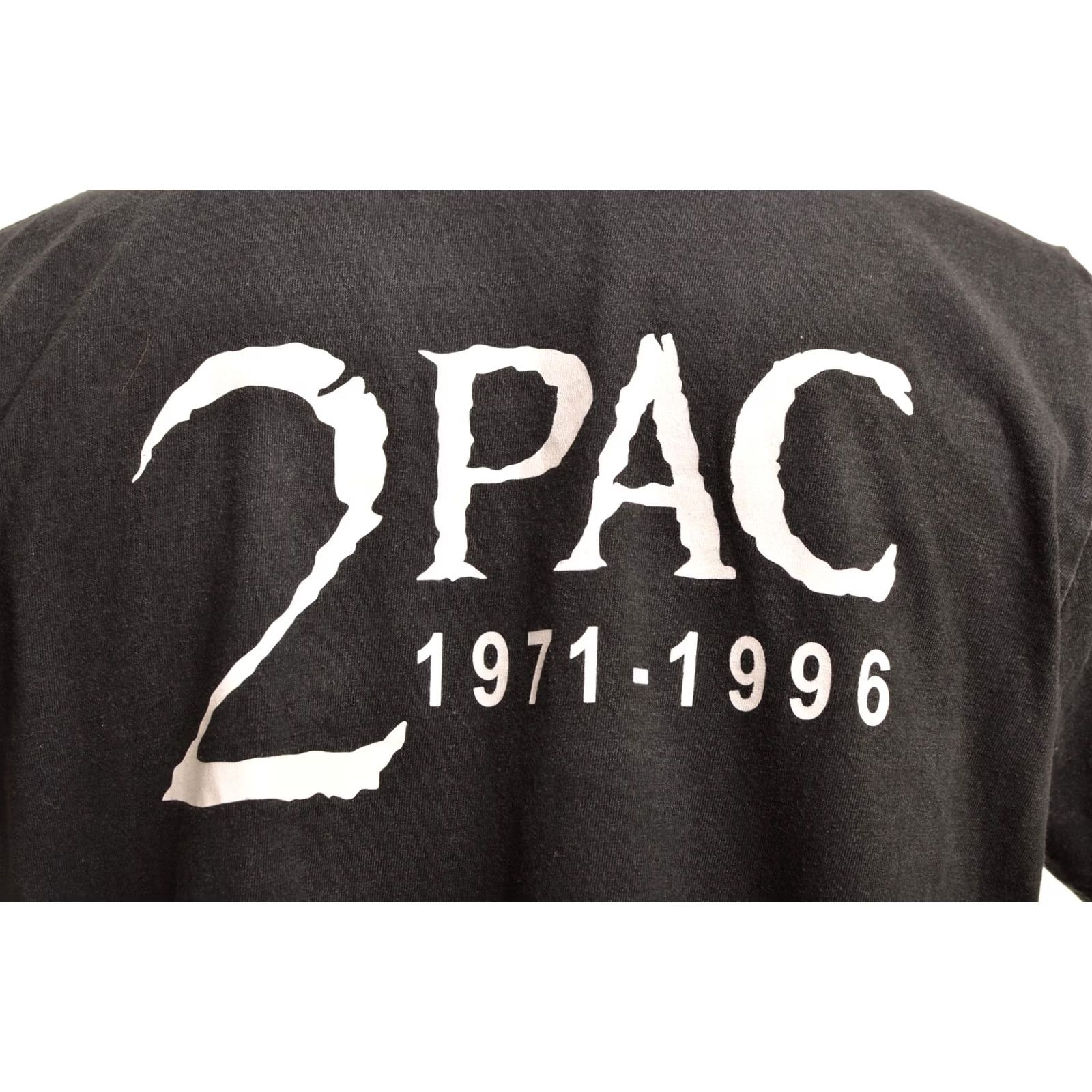 Vintage DDP Rock@Tees 2Pac Tupac Shakur Vintage T-Shirt Tee Size M Shirt Mens Black Size US M / EU 48-50 / 2 - 5 Thumbnail