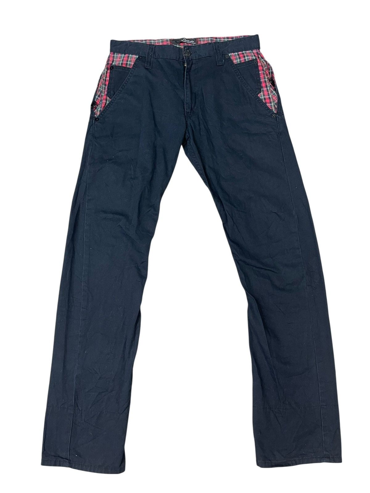 If Six Was Nine Vintage Dominate Handcrafted Jeans Pant Punk Style Size US 31 - 2 Thumbnail