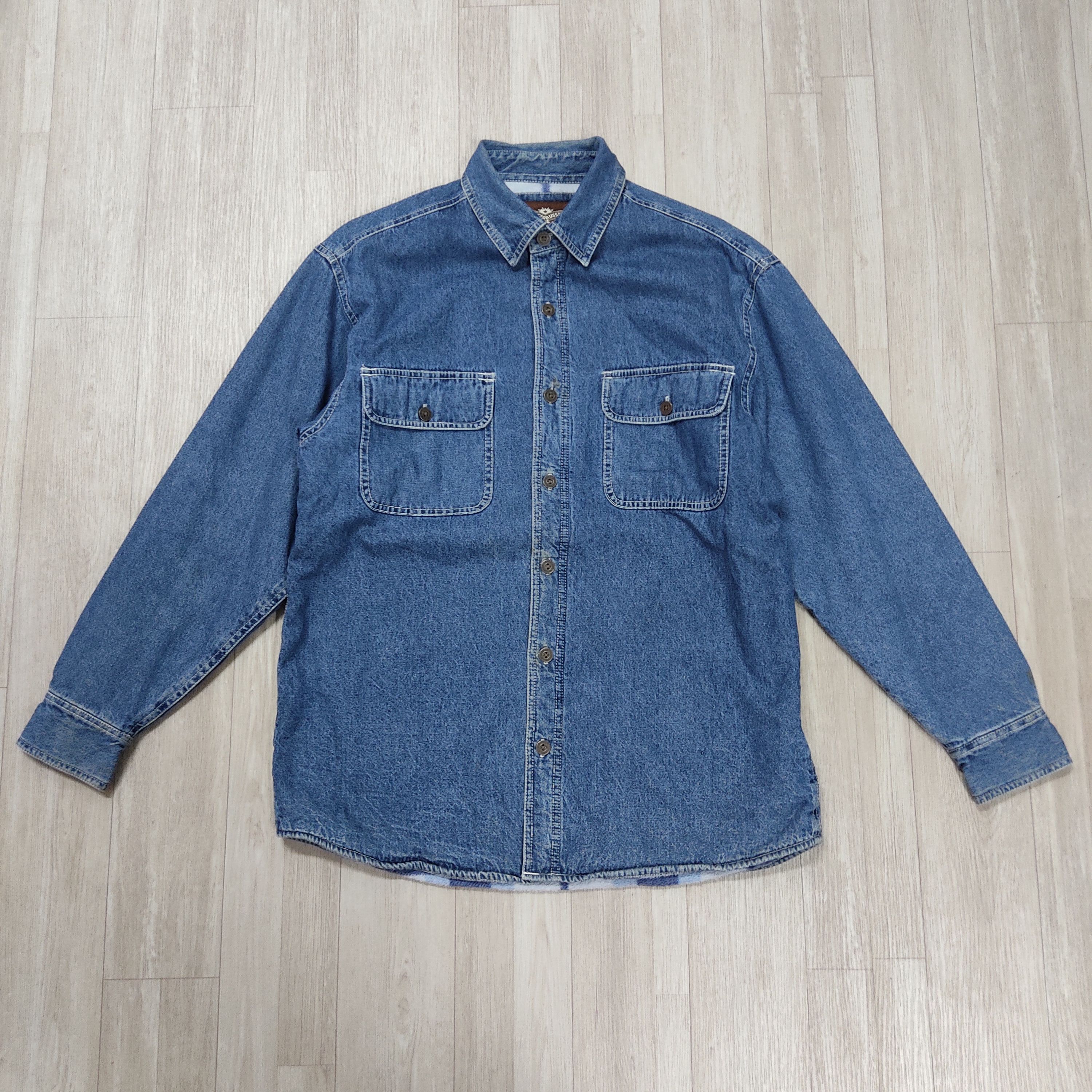Levi's × Vintage Vintage Levi's Fleece Lined Denim Shirt Jacket Size US M / EU 48-50 / 2 - 3 Thumbnail