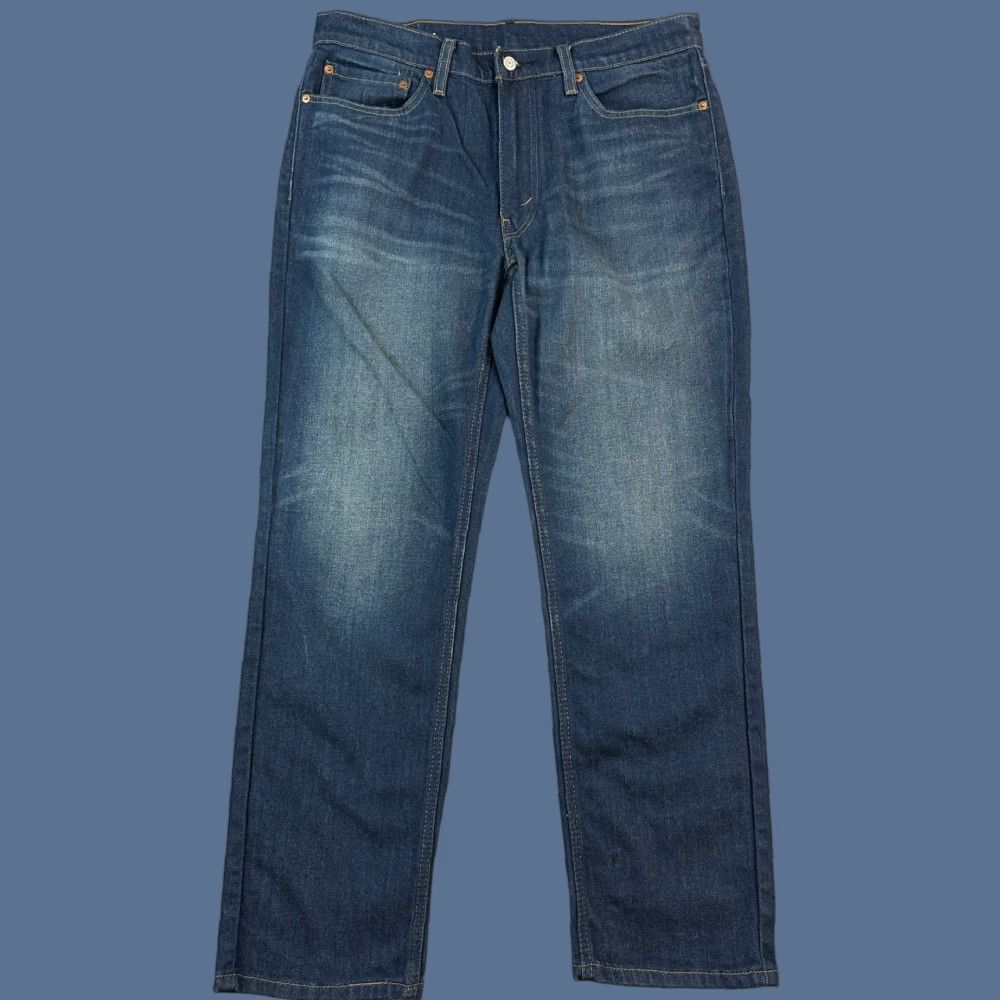 Levi's Levis 541 Jeans Mens 34x32 Dark Wash Denim Athletic Taper Stretch Casual Size US 34 / EU 50 - 1 Thumbnail