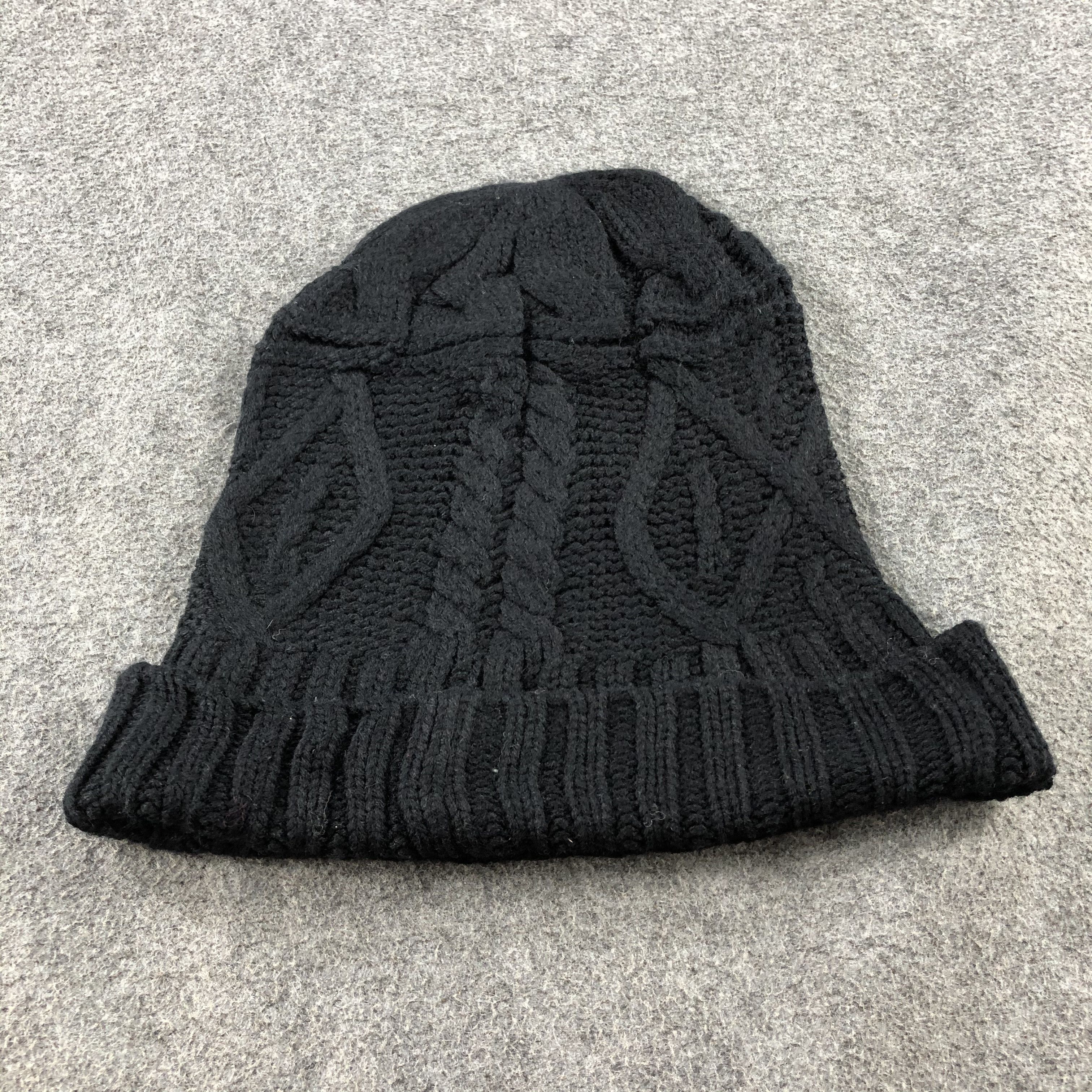 Vintage Bear Cable Knit Beanie Snowcap Snow Hat B481 Size ONE SIZE - 5 Thumbnail