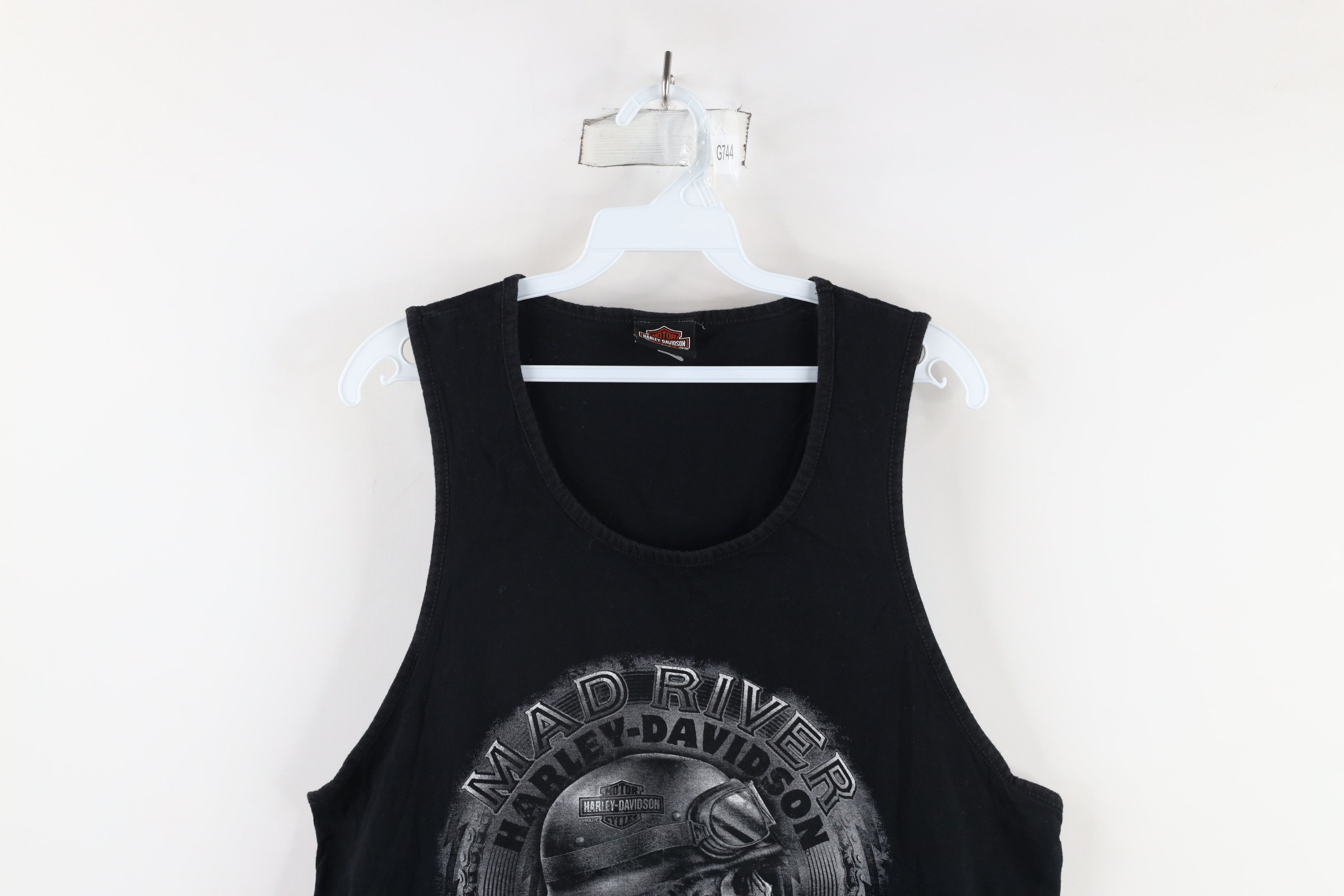 Harley Davidson × Vintage Vintage Y2K Harley Davidson Bike Week Skull Tank Top T-Shirt Size US L / EU 52-54 / 3 - 2 Thumbnail