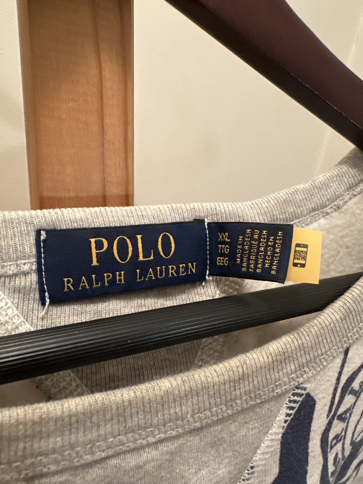Polo Ralph Lauren Fleece Graphic Sweatshirt /Polo Ralph Lauren/ Size US XXL / EU 58 / 5 - 2 Thumbnail
