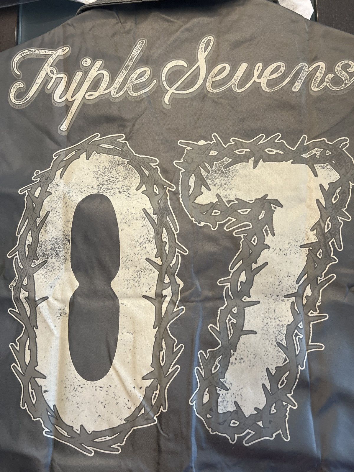 Other Triple sevens nylon t-shirt grey Size US M / EU 48-50 / 2 - 5 Thumbnail