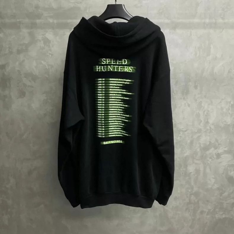 Balenciaga Balenciaga Matrix printed logo zip hoodie Size US M / EU 48-50 / 2 - 2 Thumbnail