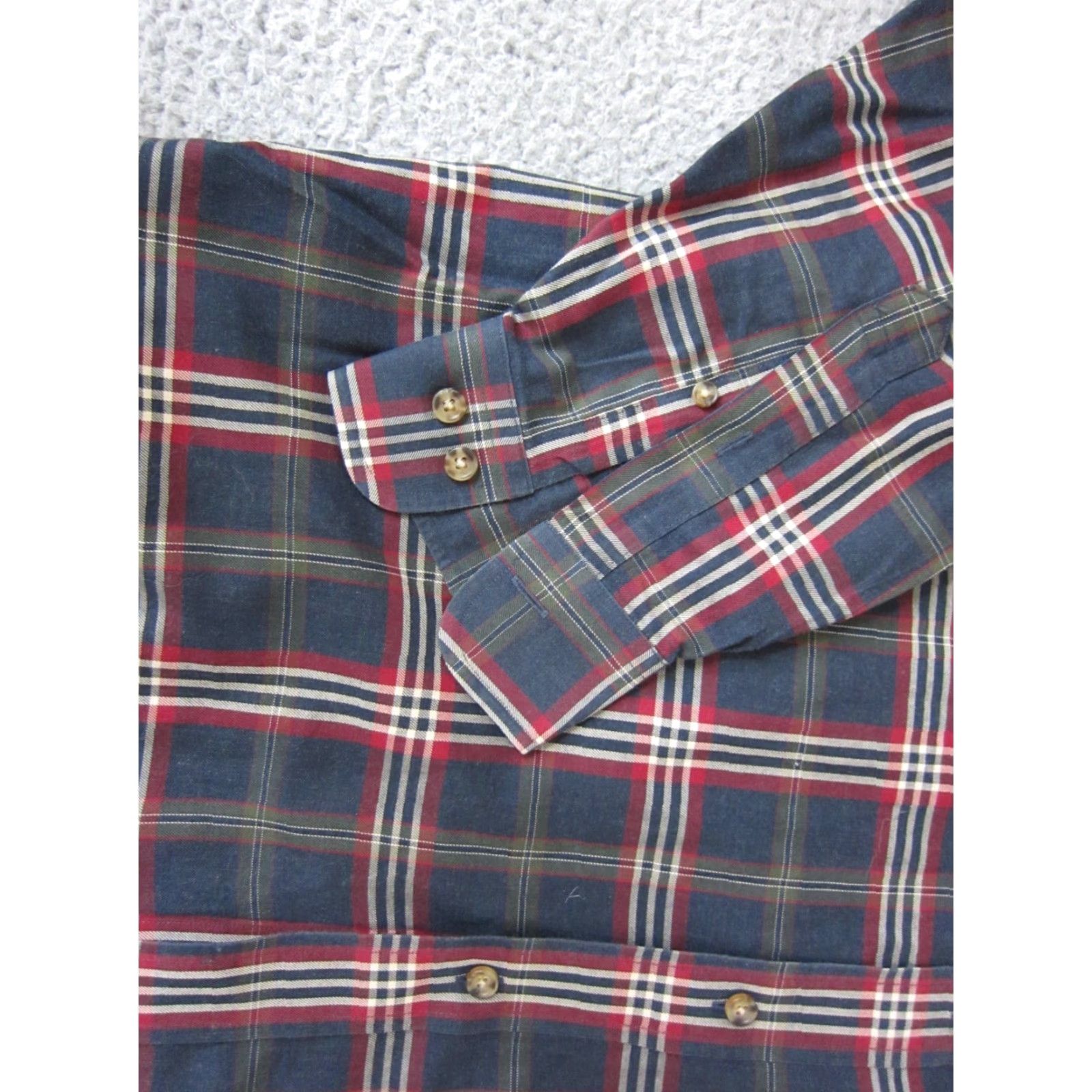 Brooks Brothers Brooks Brothers Shirt Mens Large X Blue Supima Cotton Button Up Plaid Long Sleeve Collared 90s Vintage No Size US L / EU 52-54 / 3 - 4 Thumbnail
