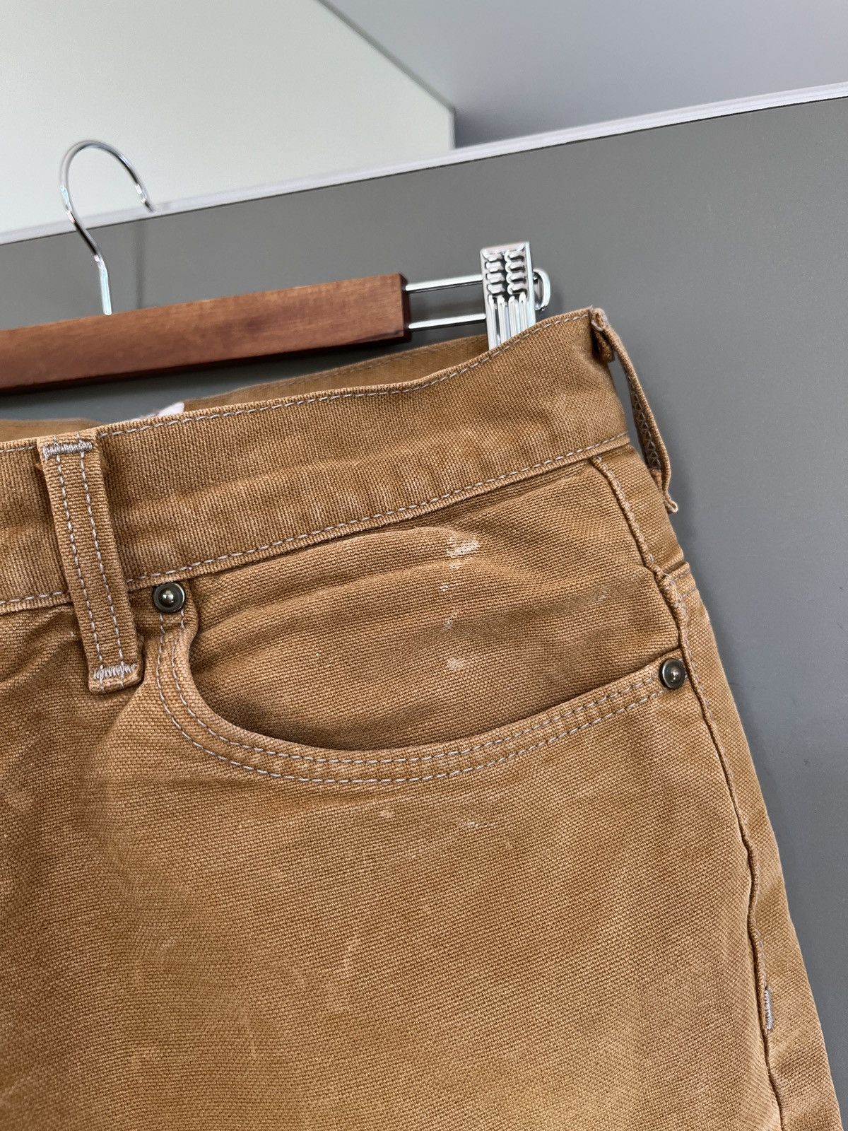 Carhartt Carhartt Roper Heavy Duck Canvas Back Cinch Pants Size US 31 - 8 Thumbnail