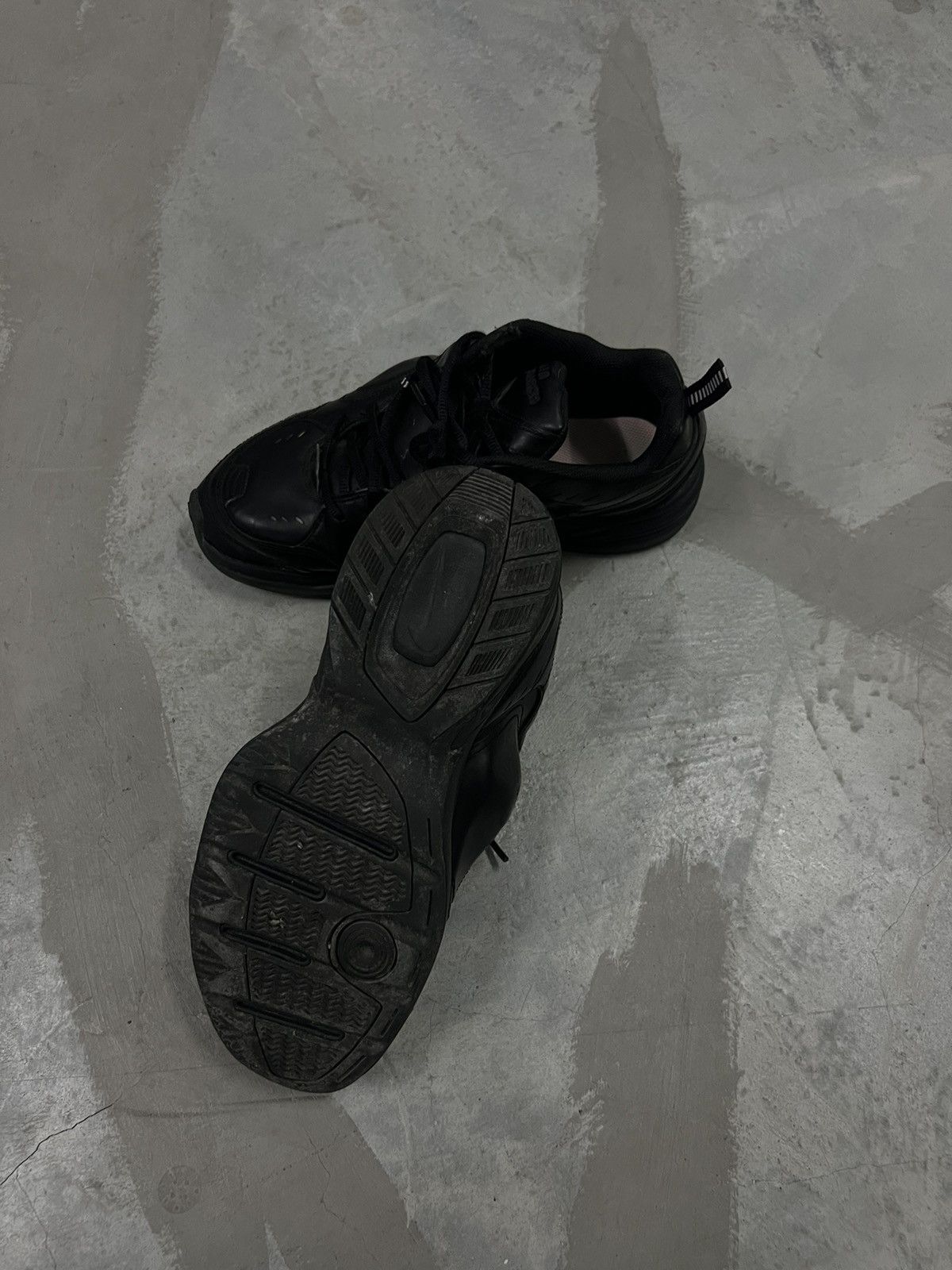 Martine Rose x Nike Air Monarch IV in black