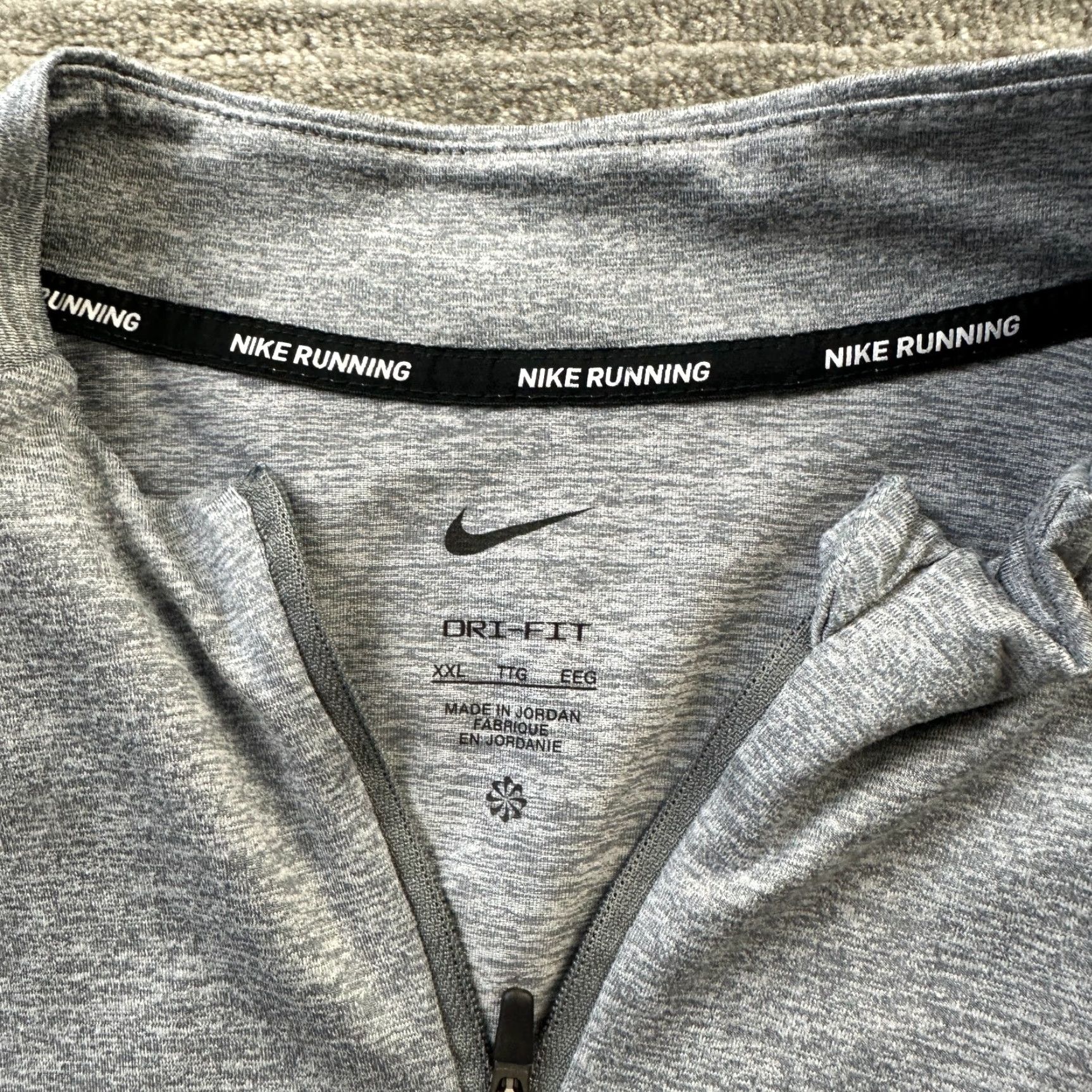 Nike Nike Sweater Mens Gray 2XL XXL Half Zip Dri Fit Element Running Marathon Size US XXL / EU 58 / 5 - 6 Thumbnail