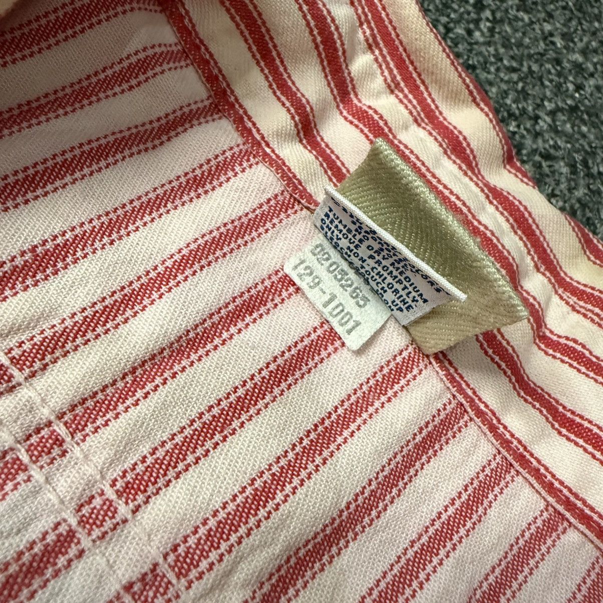 Oshkosh 🔥🇺🇸Vintage 80s Striped Cotton Button Down Double Chest Pocket Size US L / EU 52-54 / 3 - 10 Thumbnail