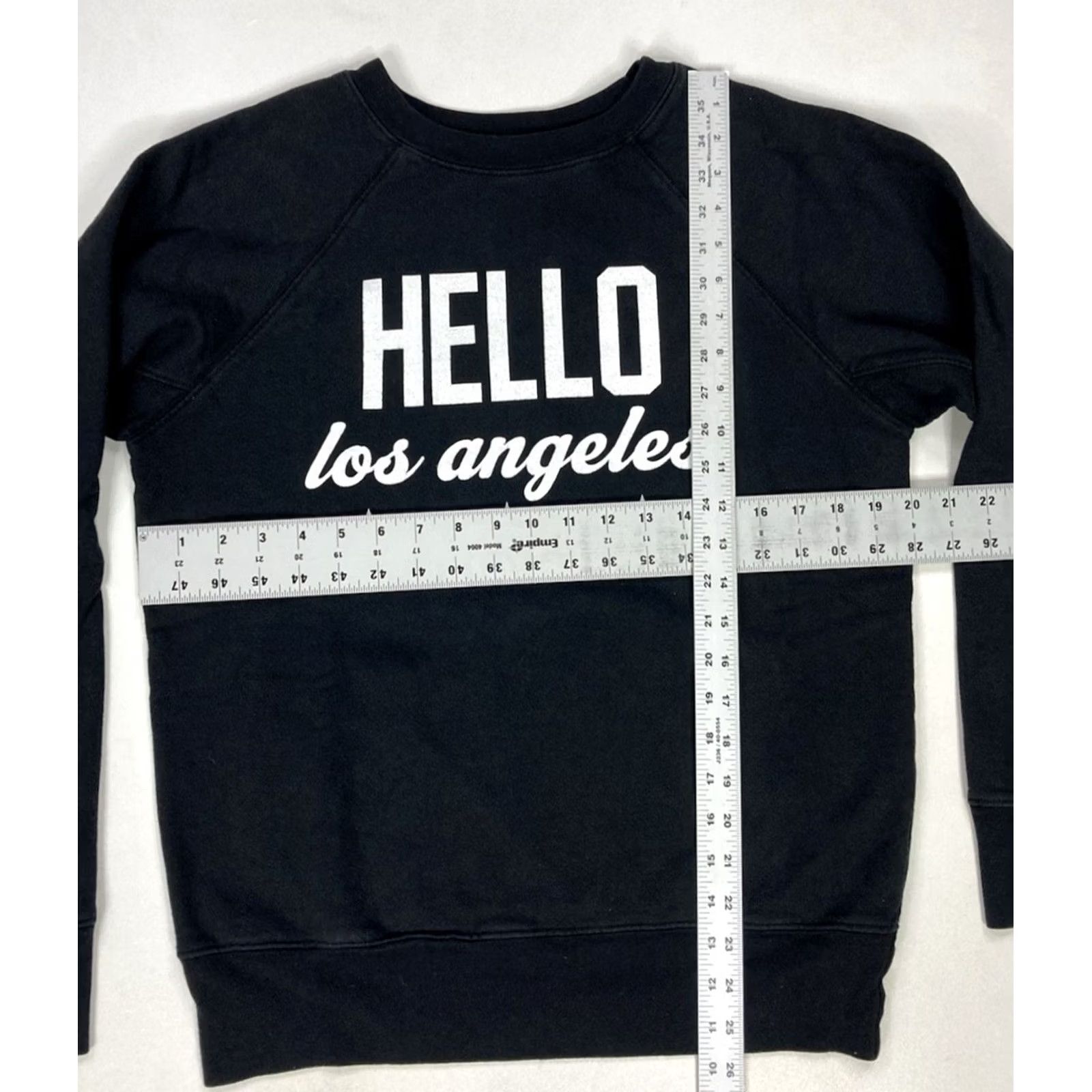 Vintage Chaser Hello Los Angeles Crewneck Sweatshirt Women Small Black Size S / US 4 / IT 40 - 6 Thumbnail