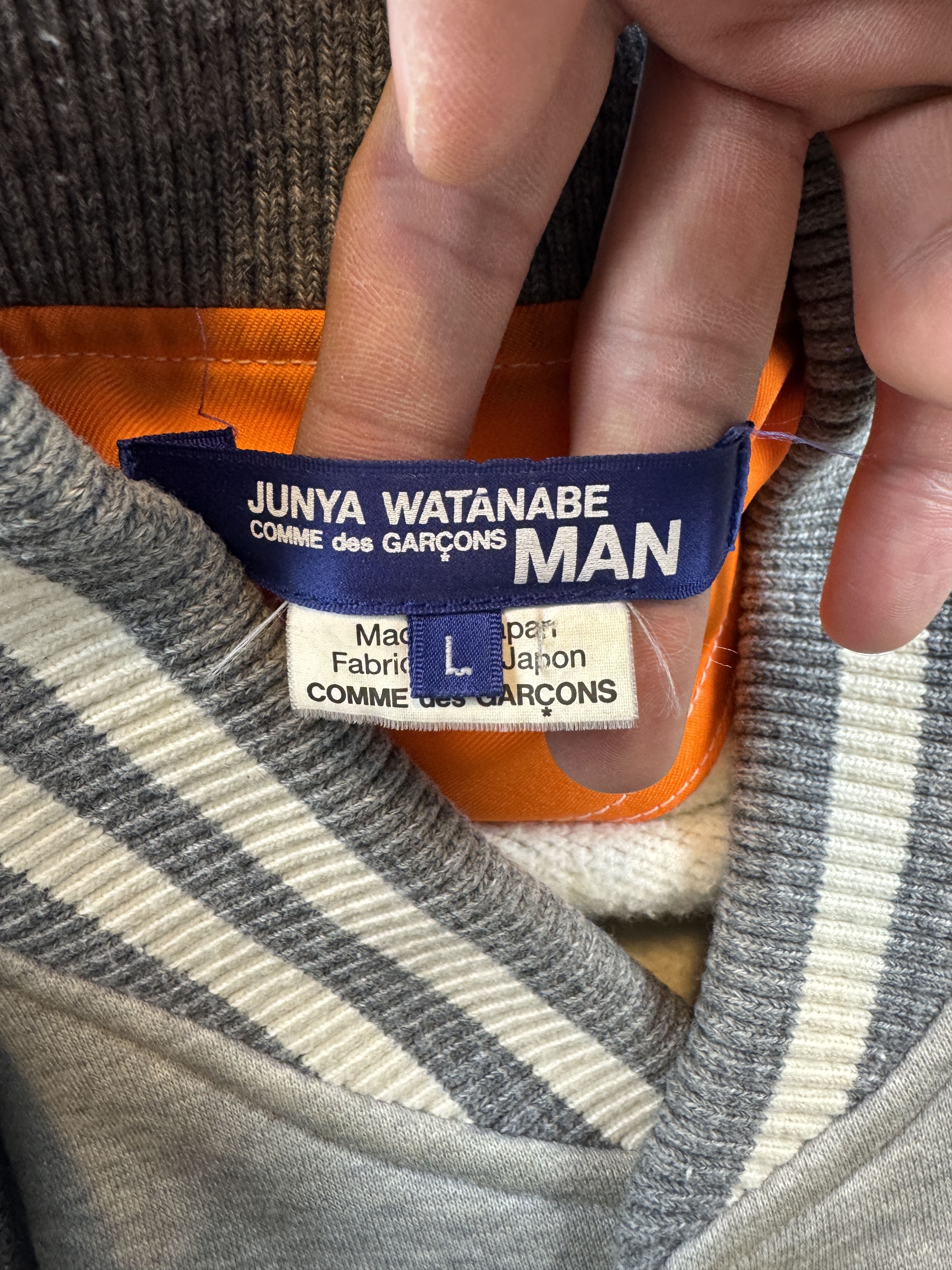 Junya Watanabe Junya Watanabe 3M Cuff Knit Varsity Bomber Size US L / EU 52-54 / 3 - 3 Thumbnail