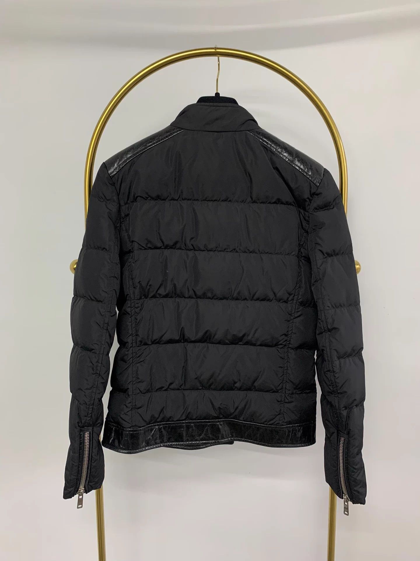 Prada Prada black small stand collar down jacket 40 Size S / US 4 / IT 40 - 3 Thumbnail