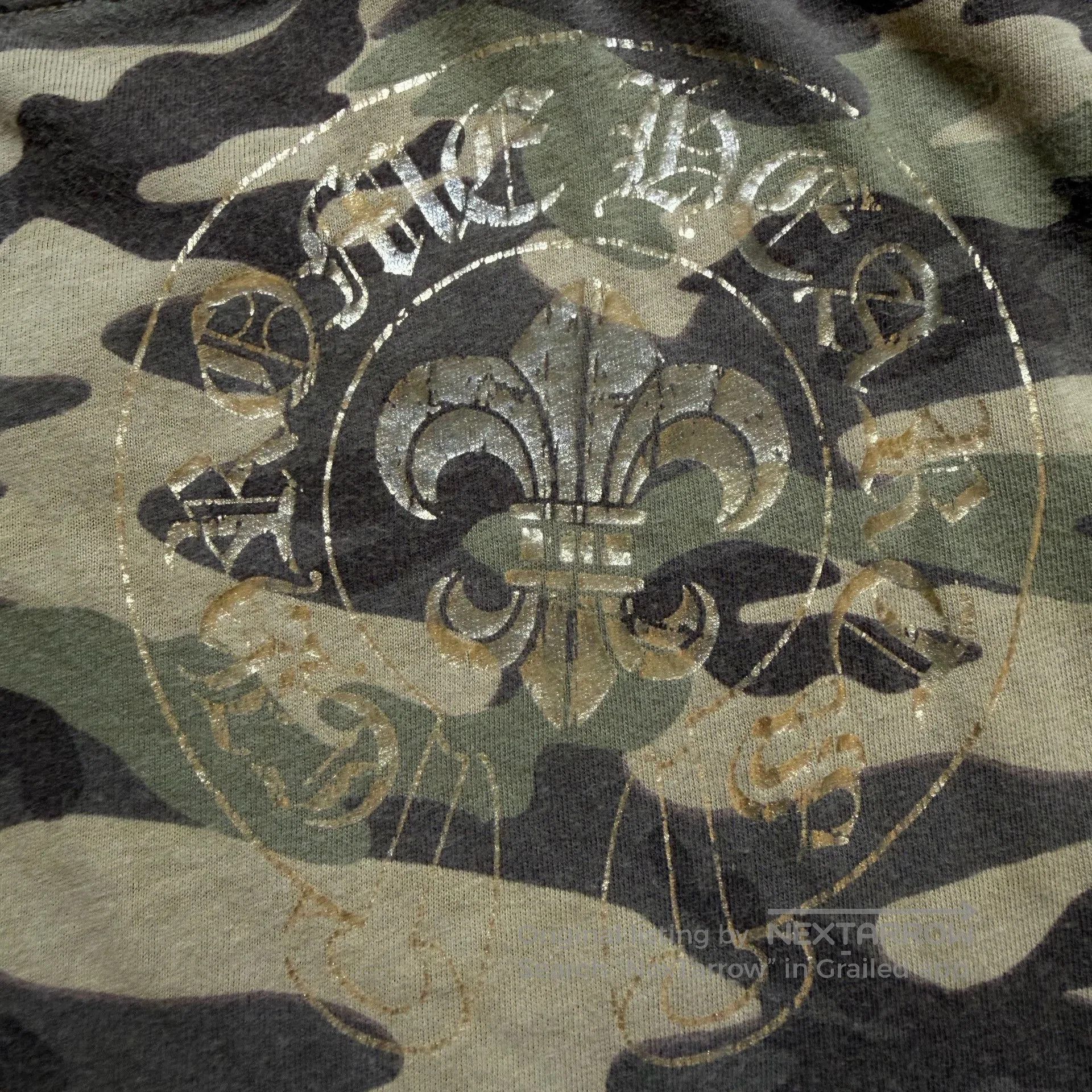 Vintage Vintage Chrome Hearts 00s Camo Tee. Size US M / EU 48-50 / 2 - 5 Thumbnail
