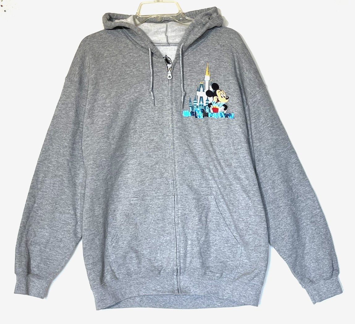 Disney Disney Worlds Mickey Mouse Friends Zip Hoodie Sweatshirt Size US L / EU 52-54 / 3 - 3 Thumbnail
