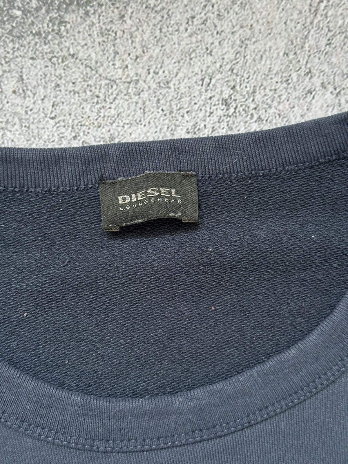 Diesel Vintage Diesel Sweatshirt Logo Grey Y2K Size US M / EU 48-50 / 2 - 7 Thumbnail