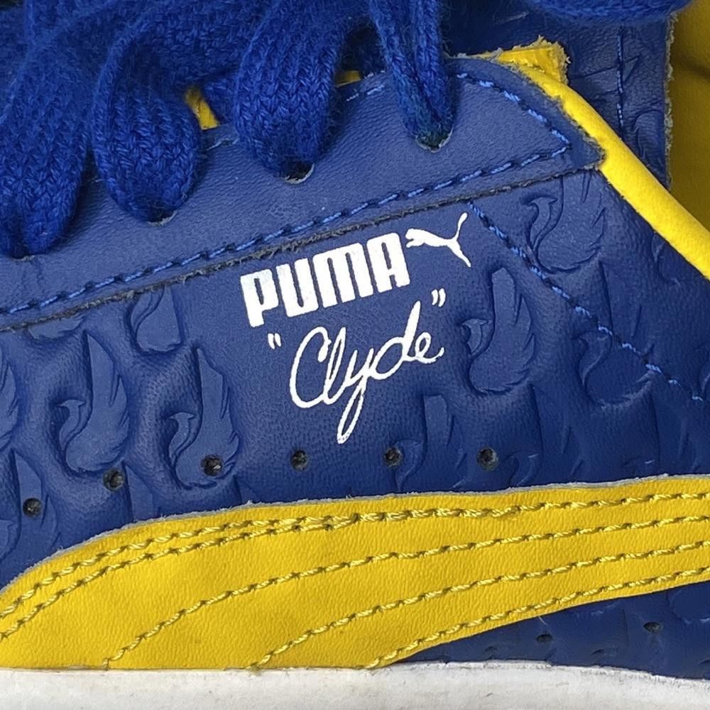 Puma Puma Clyde in Blue and Dandelion Yellow, 5.5 Size US 5.5 / EU 38 - 3 Thumbnail