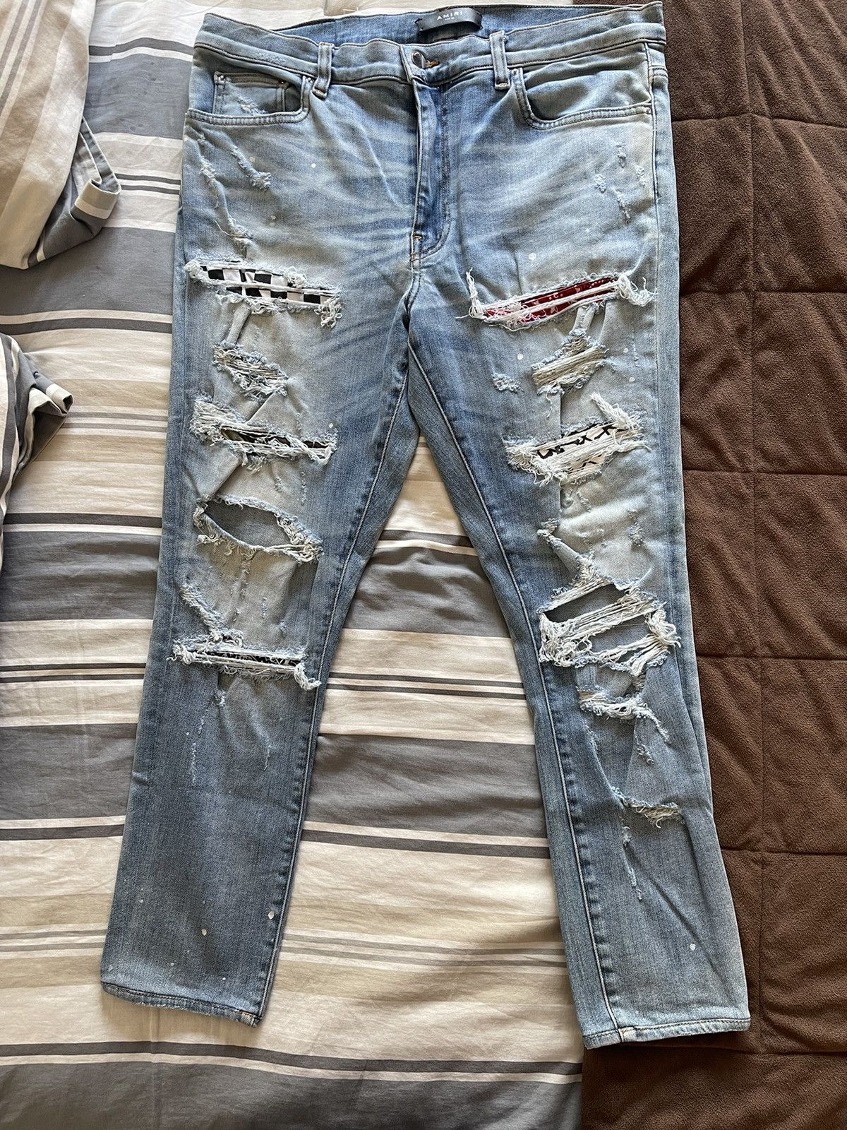Amiri Final Price Amiri Bandana jeans Size US 34 / EU 50 - 1 Thumbnail