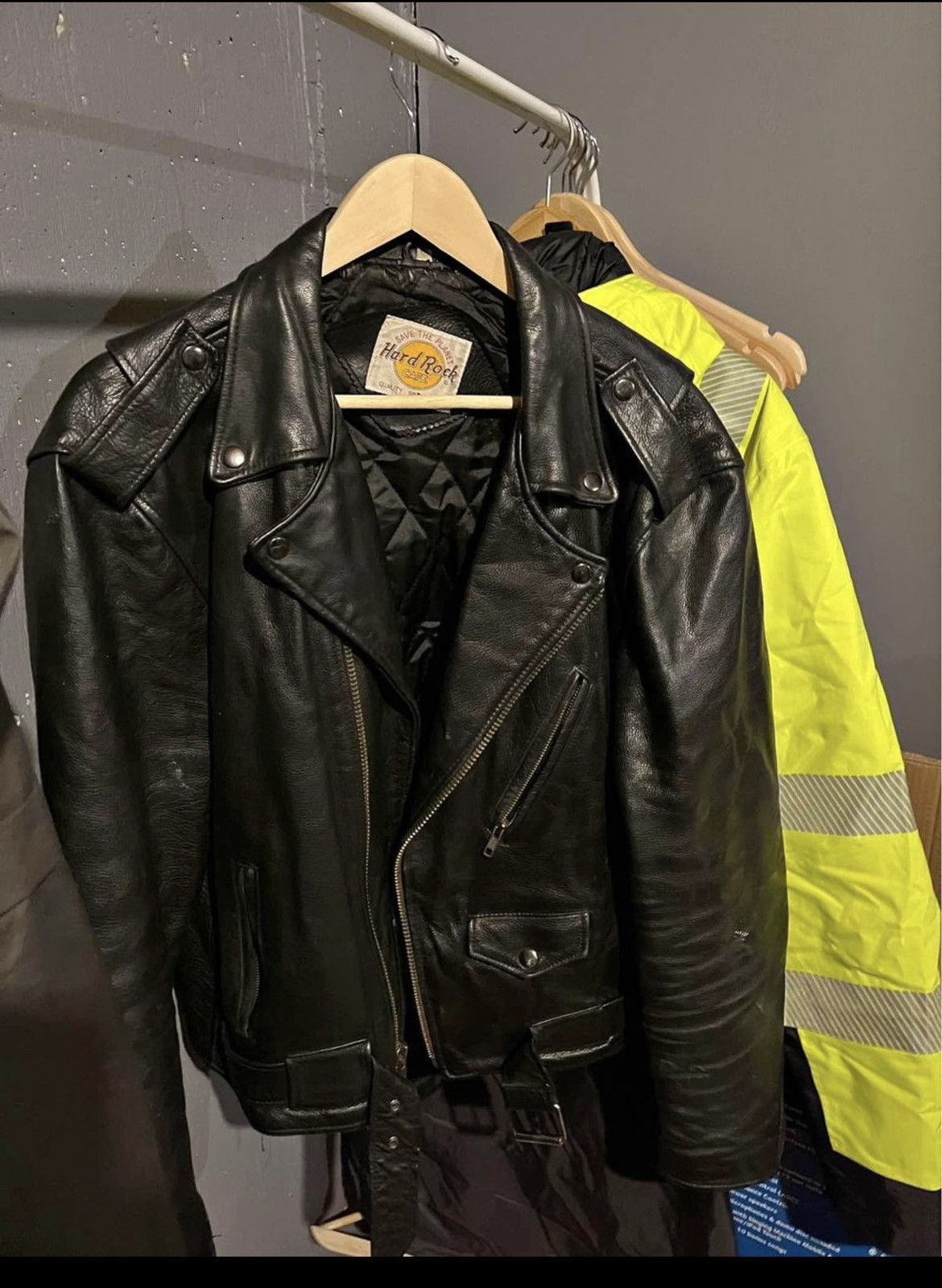 Hard selling Rock Cafe Leather Jacket