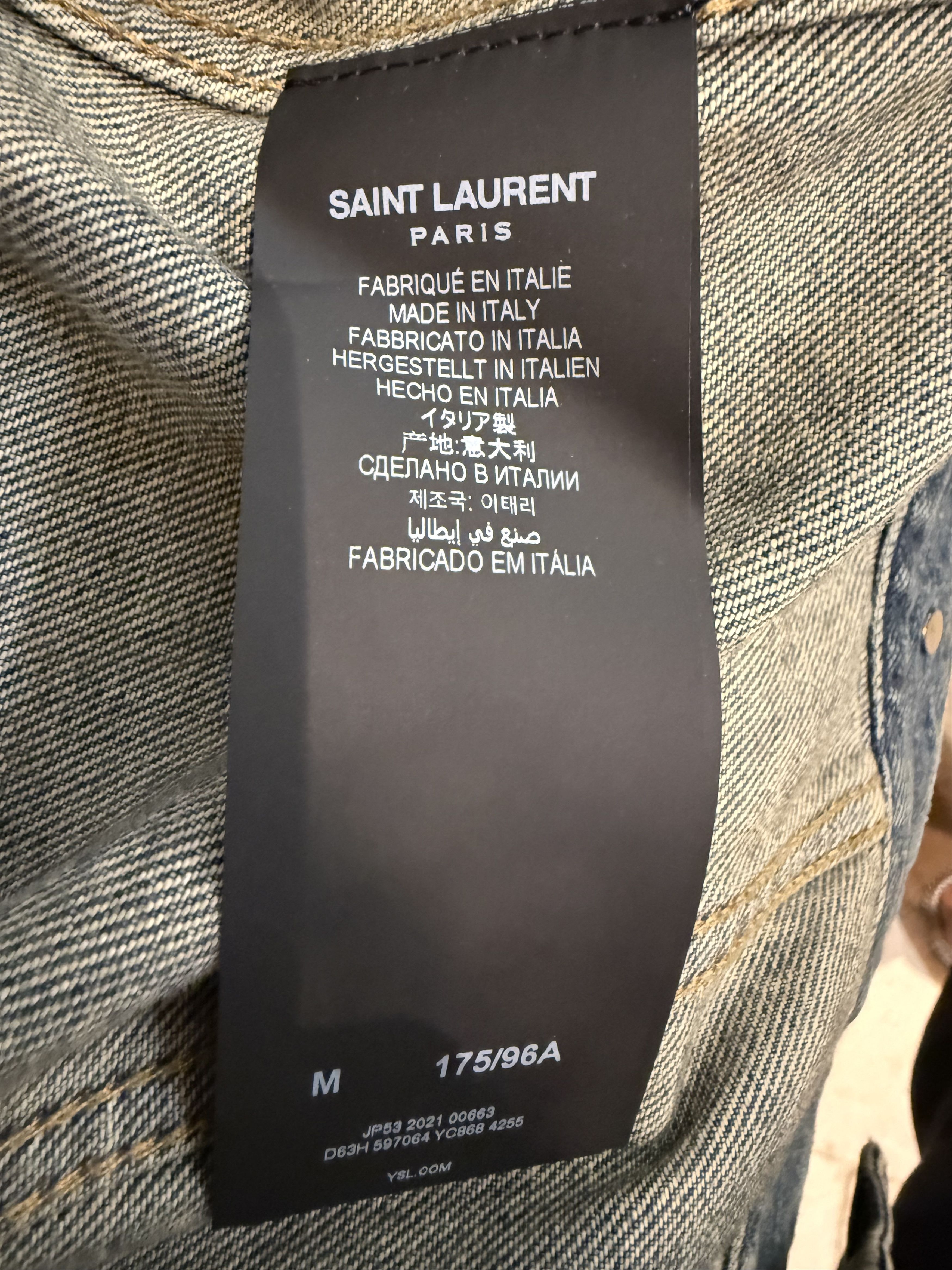 Saint Laurent Paris Men’s Saint Lauren denim jacket Size US S / EU 44-46 / 1 - 6 Thumbnail