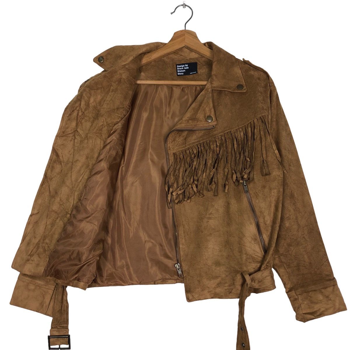 Japanese Brand 🔥Vtg Leather Jacket Biker Wear Bomdage Design Parachute Size US M / EU 48-50 / 2 - 9 Thumbnail