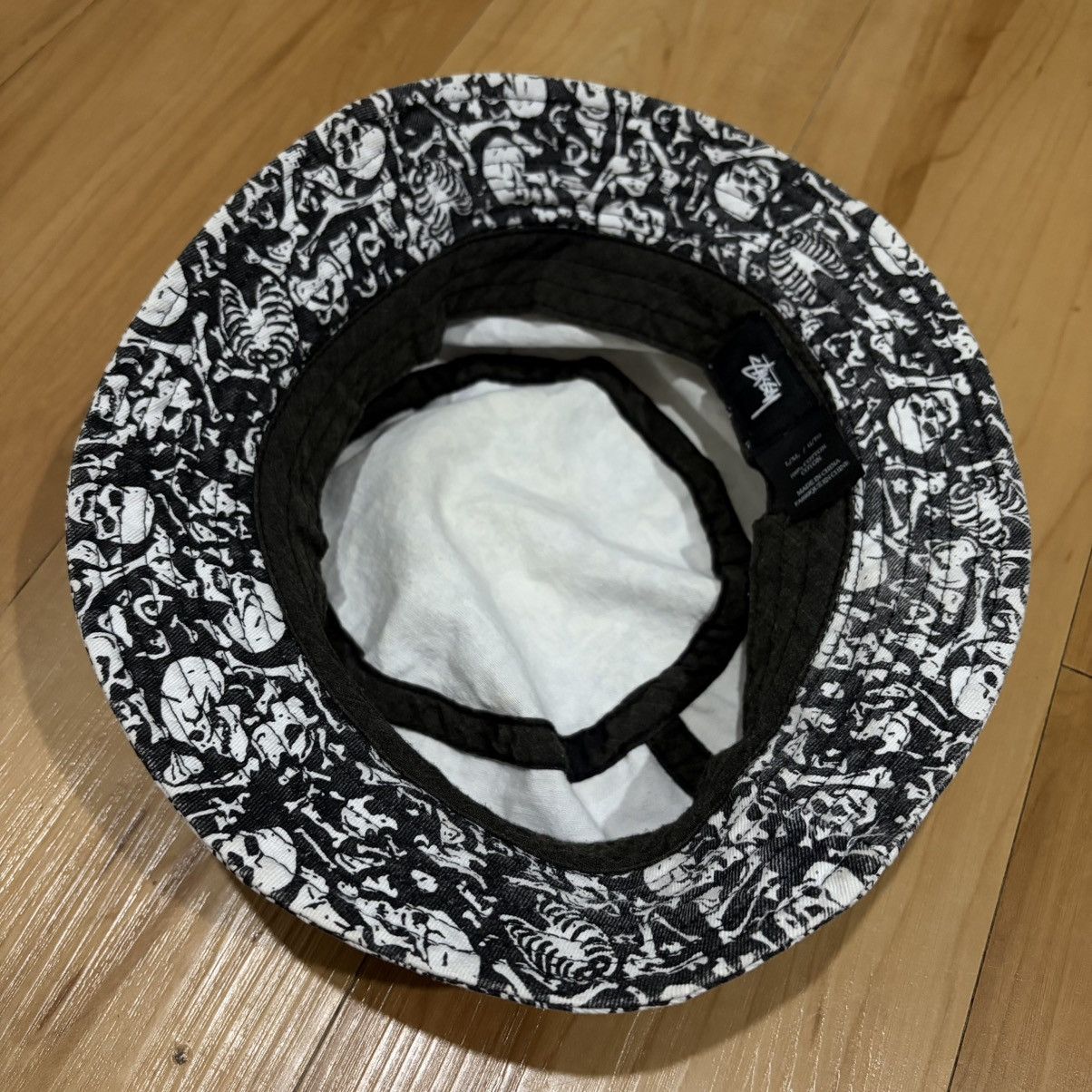 Stussy STUSSY VINTAGE BONES BUCKET HAT Size ONE SIZE - 3 Thumbnail