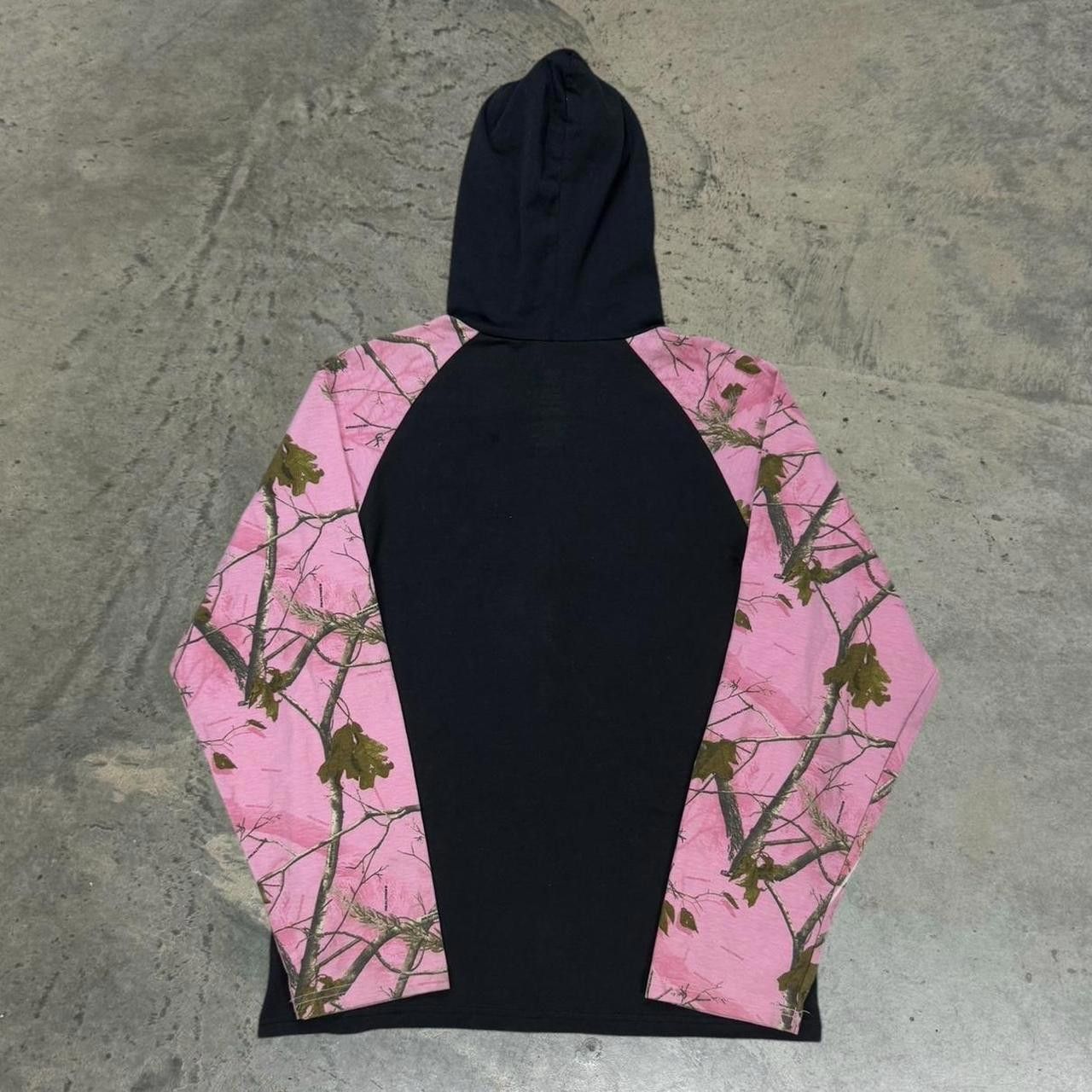 Realtree × Vintage Vintage Y2K Pink Realtree Camo Zip Up Hoodie Size XXL / US 16-18 / IT 52-54 - 3 Thumbnail